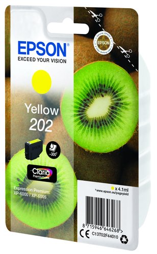 EPSON 202 INK CARTRIDGE YELLOW