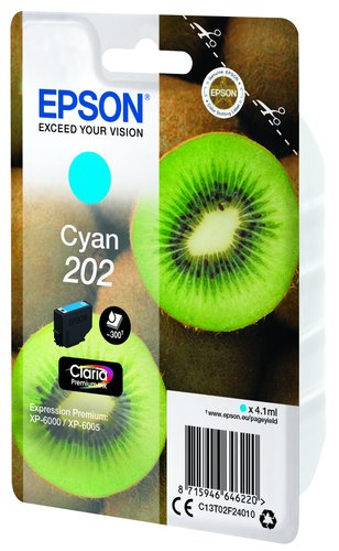 EPSON 202 INK CARTRIDGE CYAN