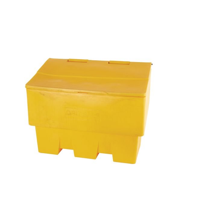 STACKABLE GRIT BIN YELLOW 285L