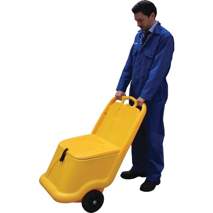MOBILE SALT BIN KIT YELLOW 75L