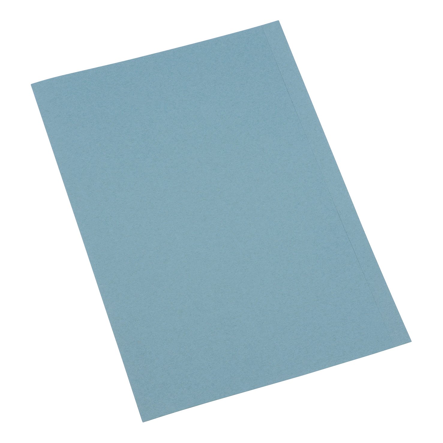 SQ CUT FOLDER A4 250GSM BLUE PK100