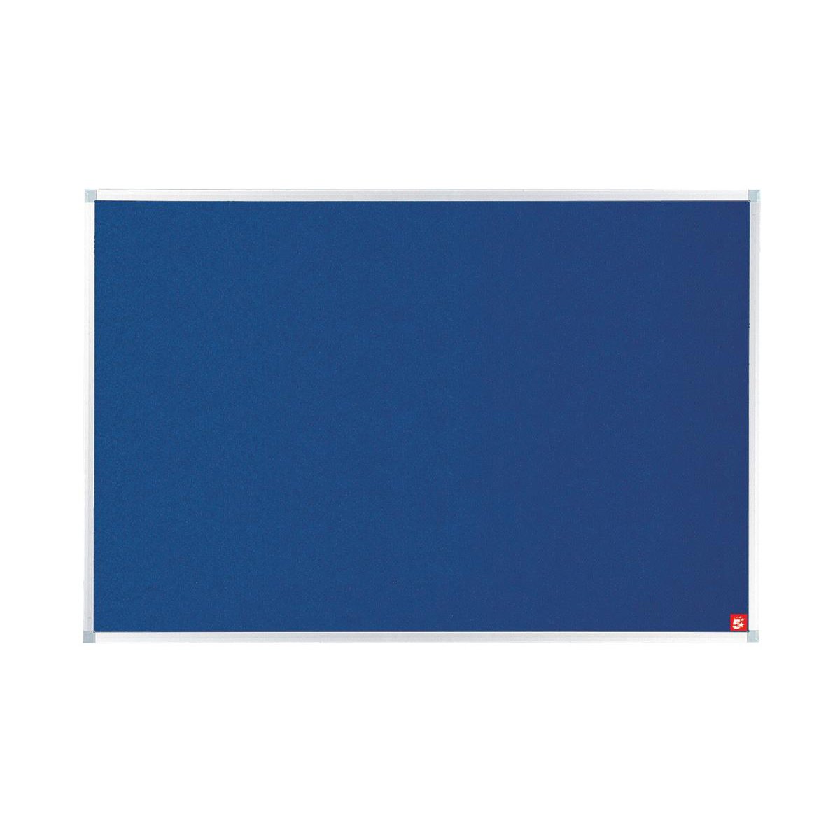 FELT NOTICEBOARD 1200X900MM BLUE