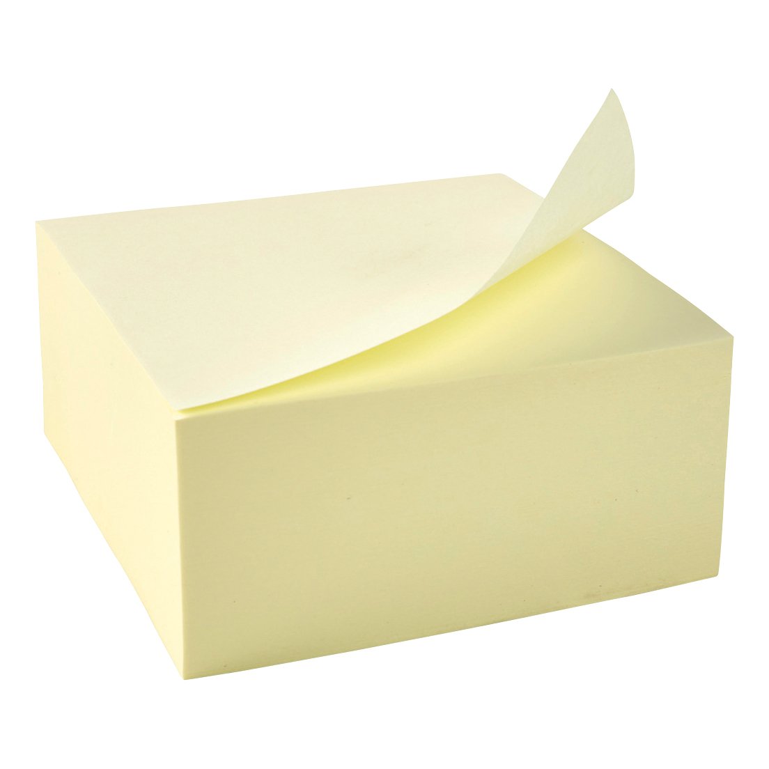 STICKY NOTES CUBE 400SH 76X76MM YLW