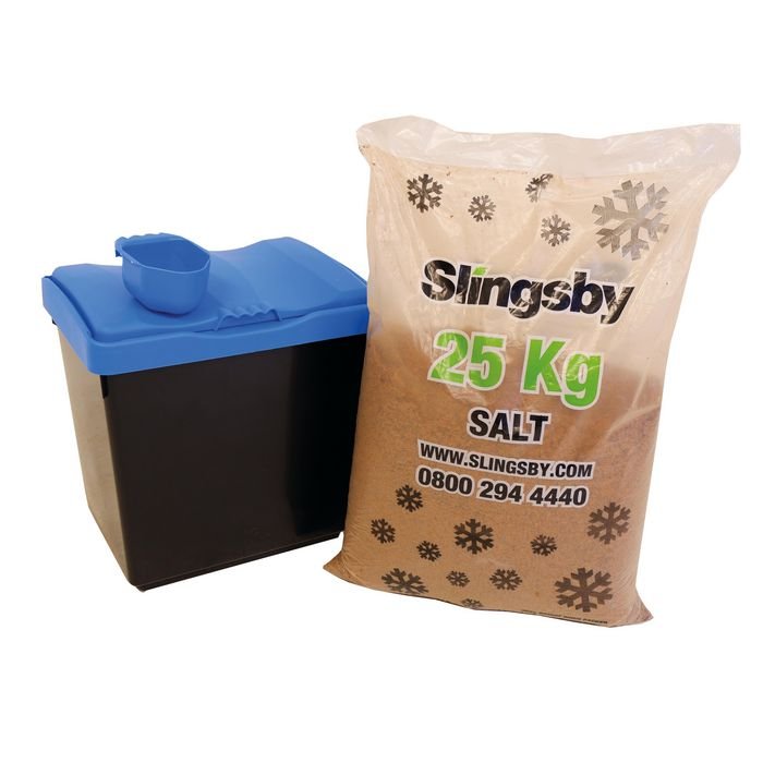 SALT BIN KIT 30L+25KG DE-ICING SALT