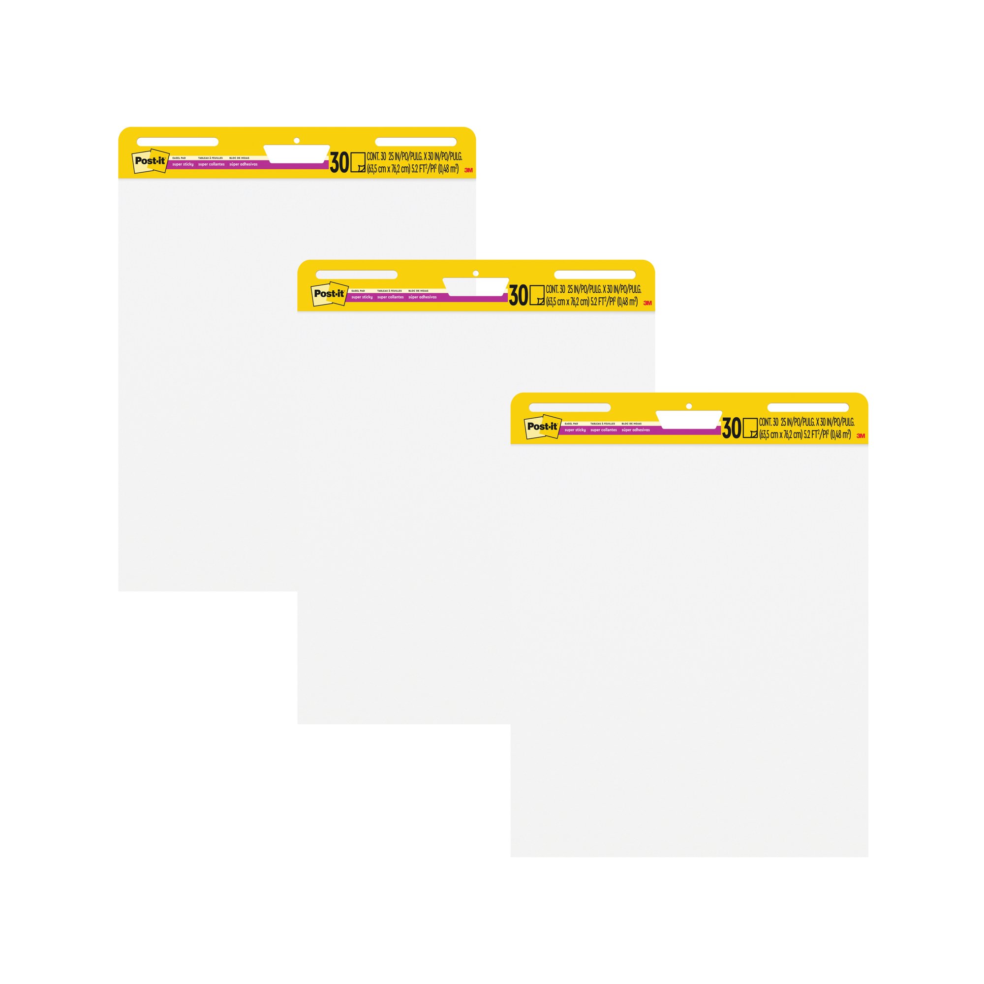 POST-IT MEETING CHARTS 559P3 2+1