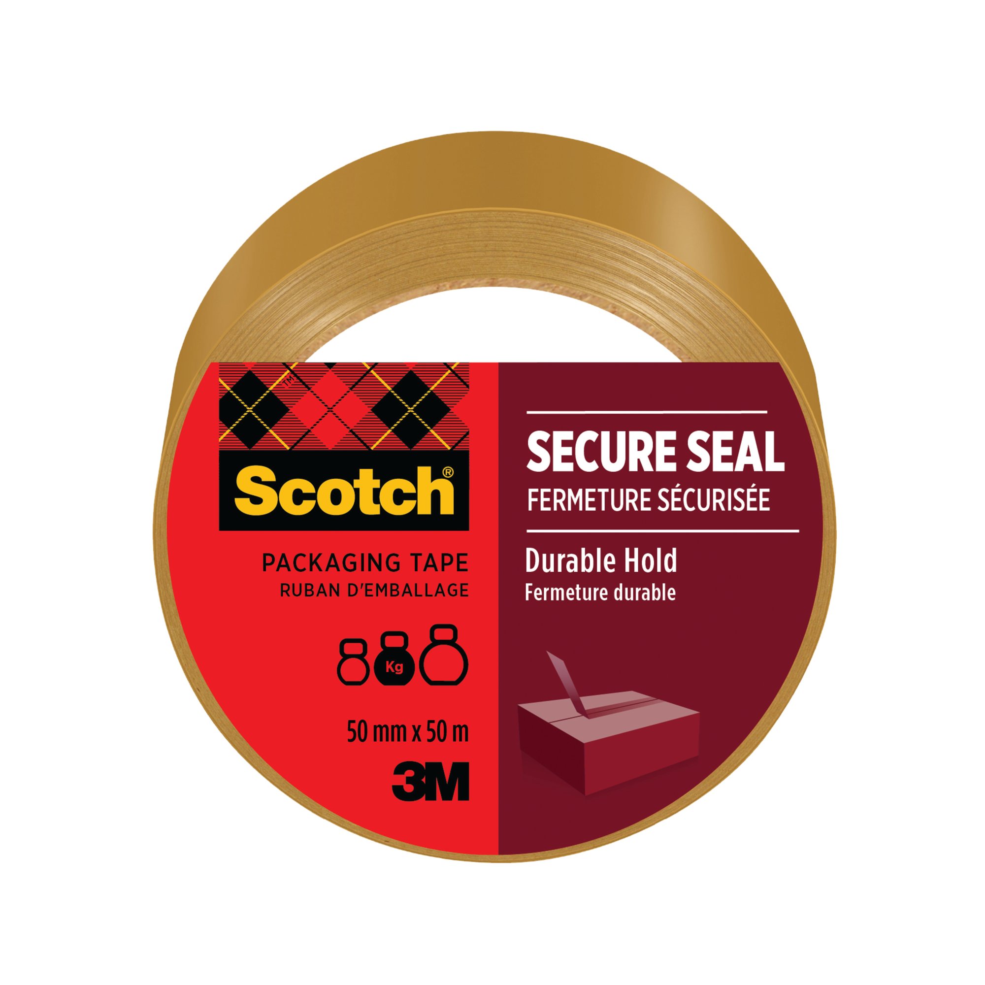 SCOTCH PACKING TAPE BROWN 50MMX50M