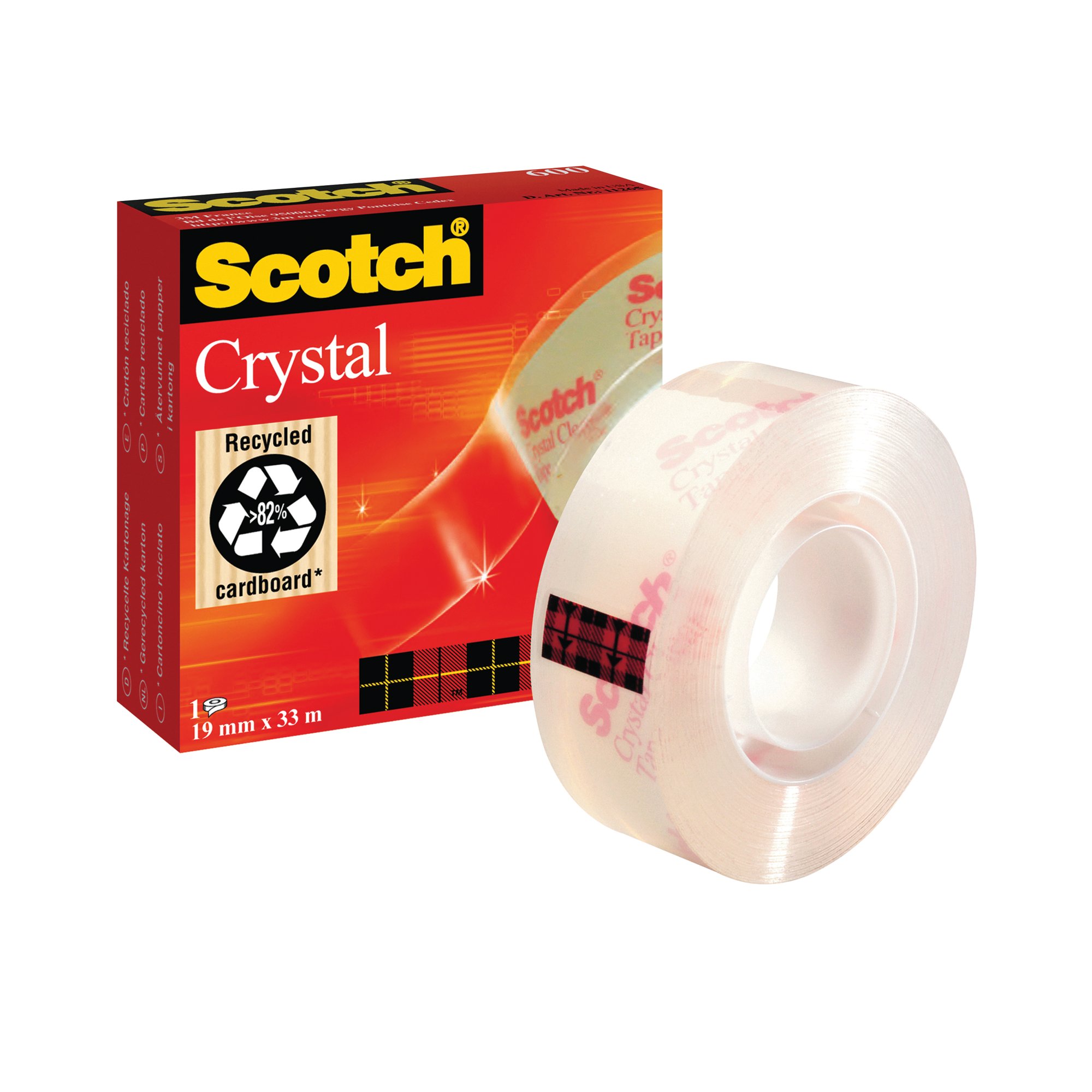 SCOTCH CRYSTAL CLEAR TAPE 600
