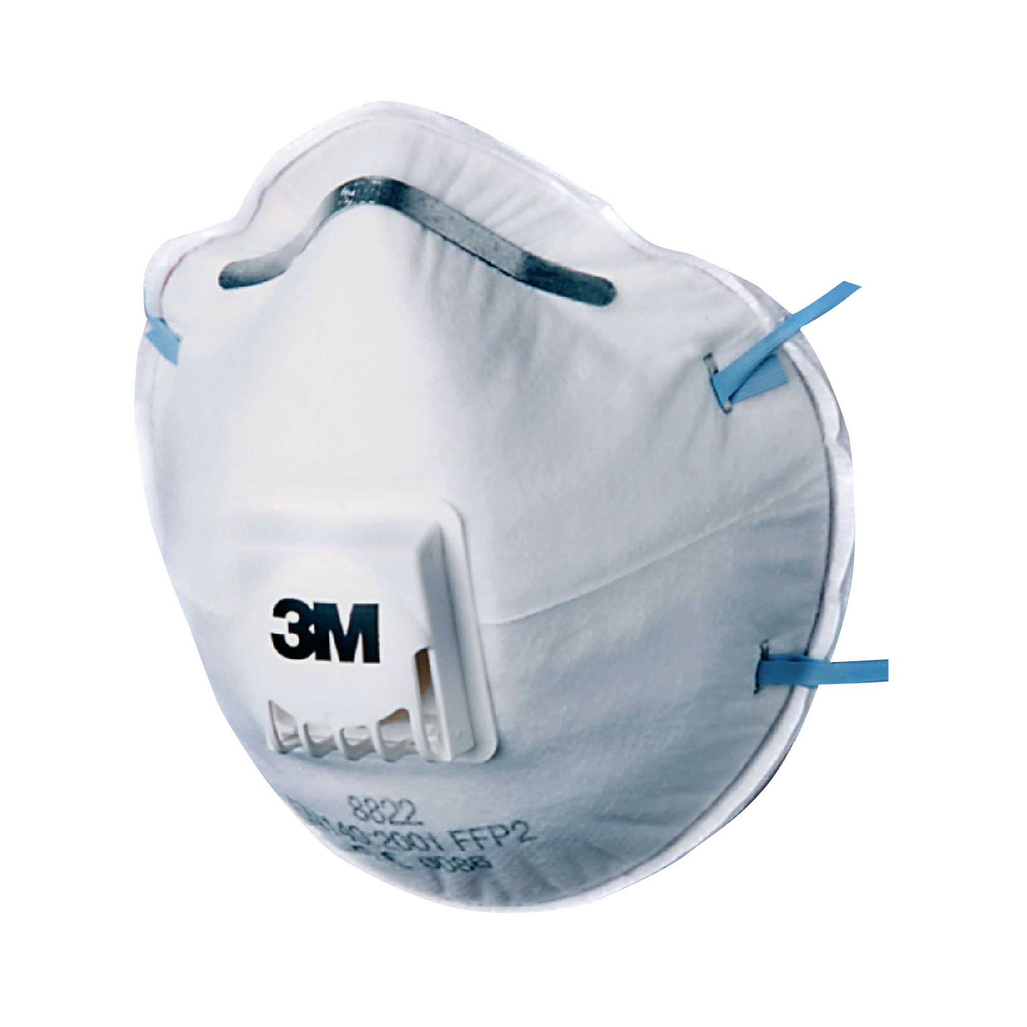 3M 8822 RESPIRATOR P2 VALVED PK10