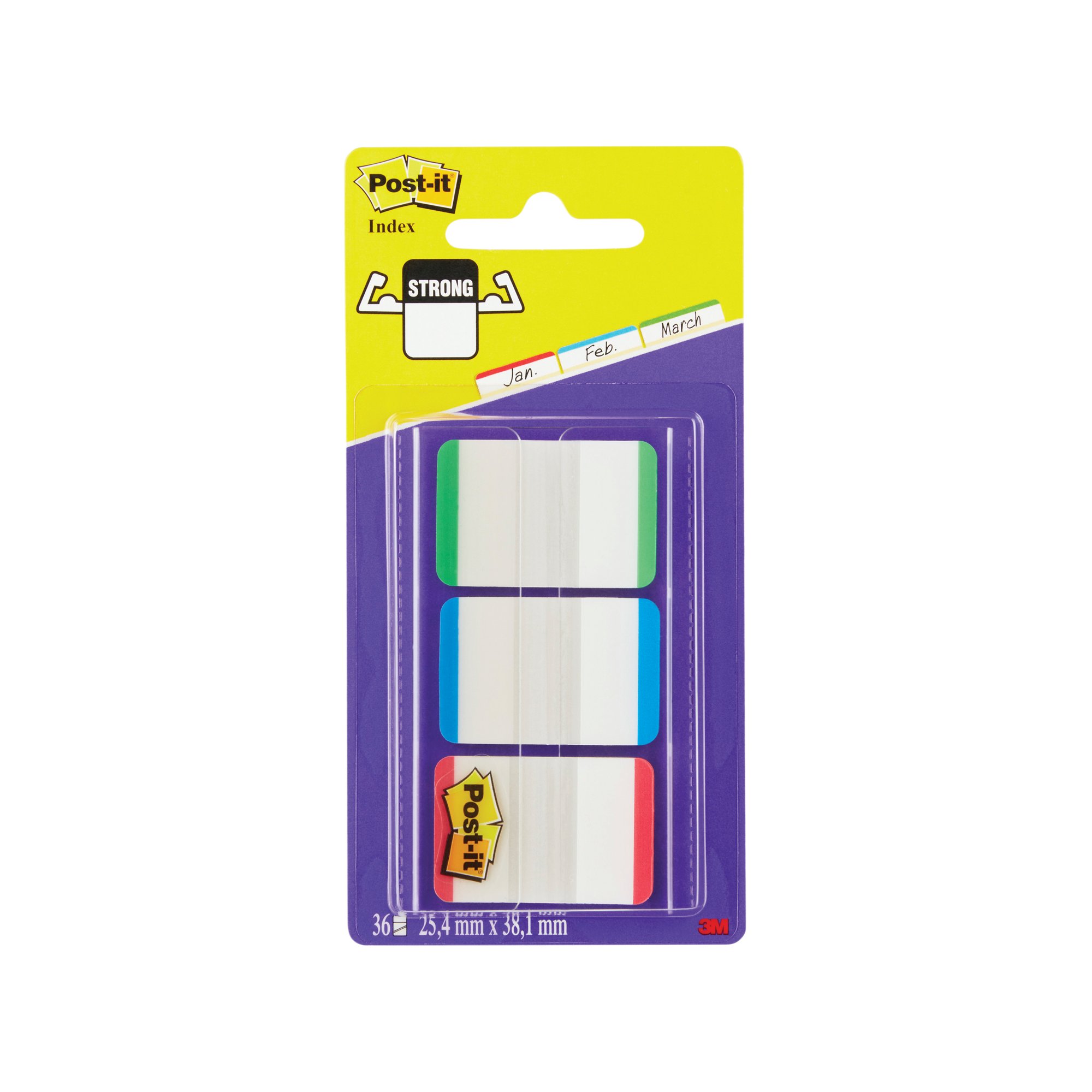 POSTIT STRONG INDX 1IN 686L-GBR PK66