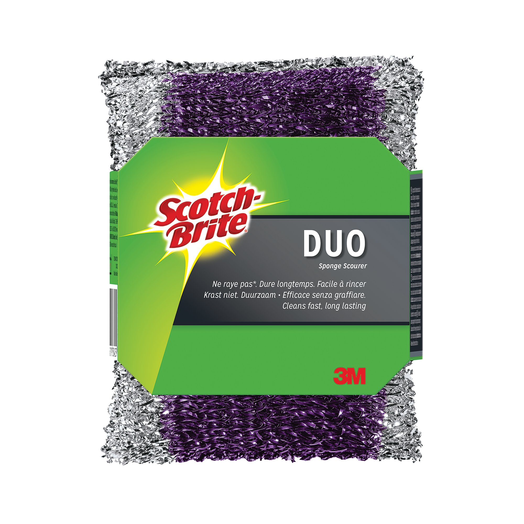SCOTCH-BRITE DUO SPONGE SCOURER PK2