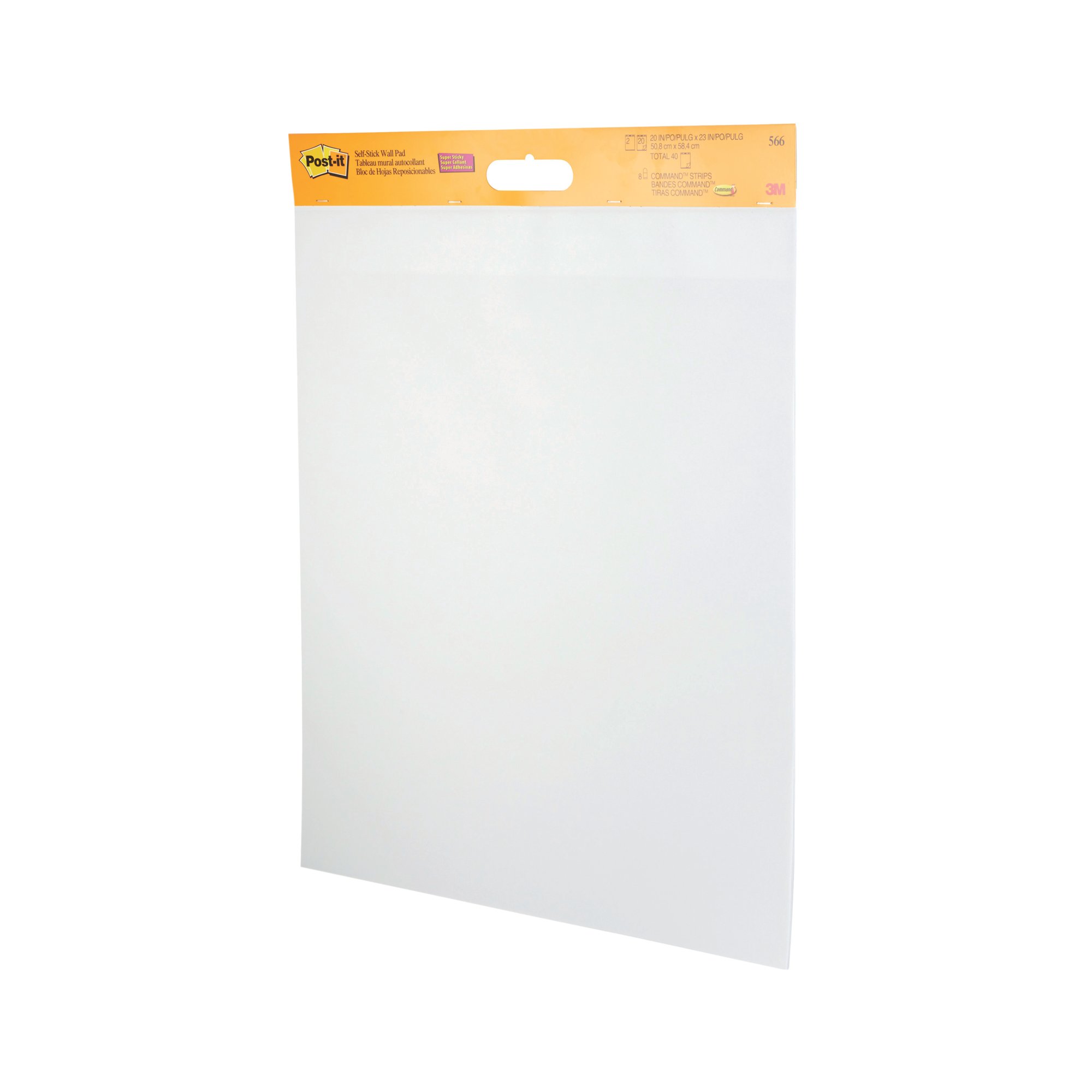 POST-IT TBLTOP CHART REF PAD WHT PK2