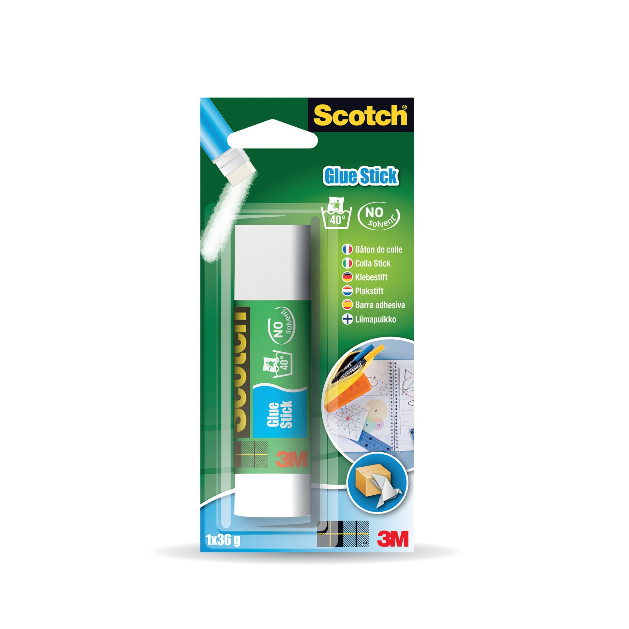SCOTCH PERM GLUE STICKS + TRAY PK160