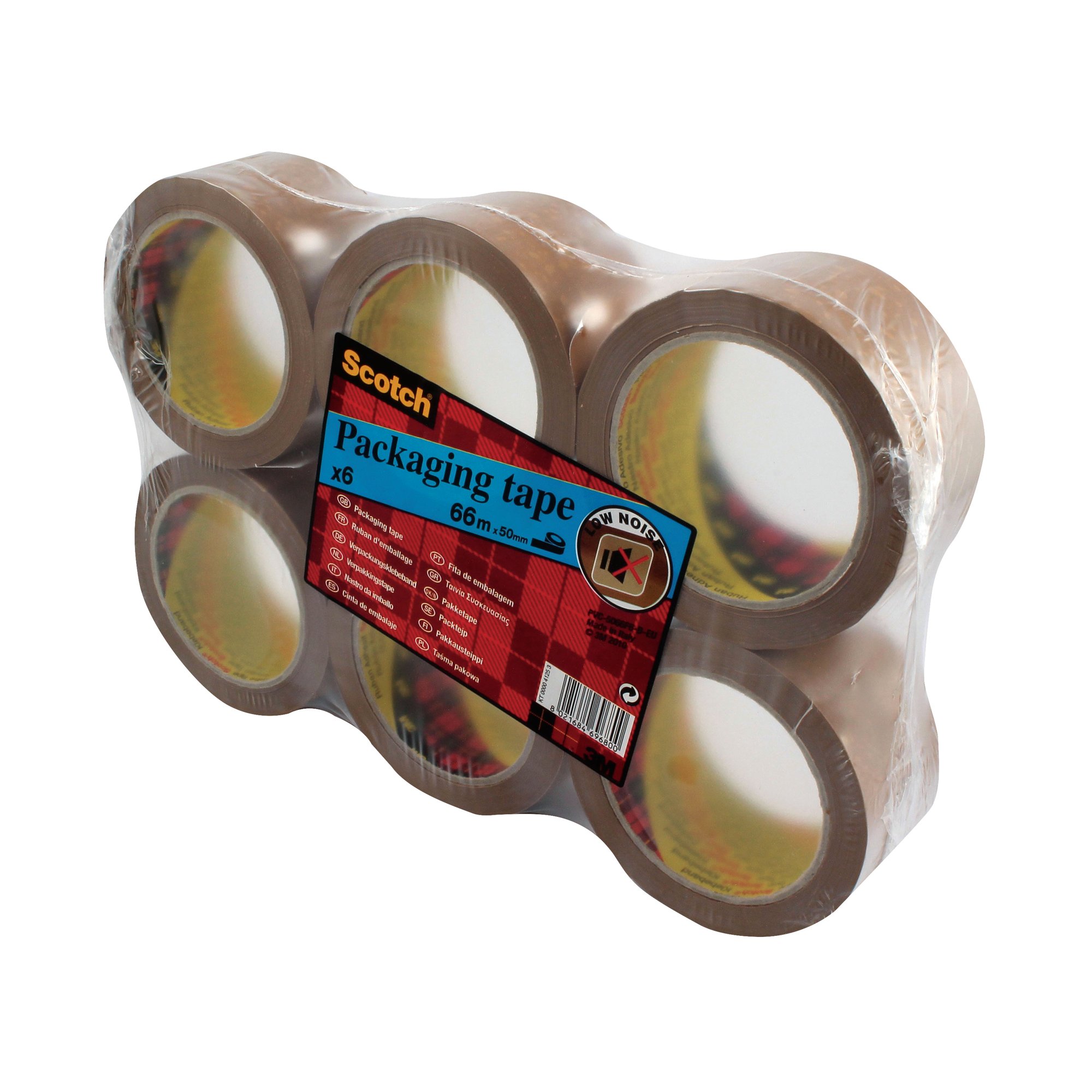 SCOTCH SECURE SEAL TAPE BR 50MM60M 6PK