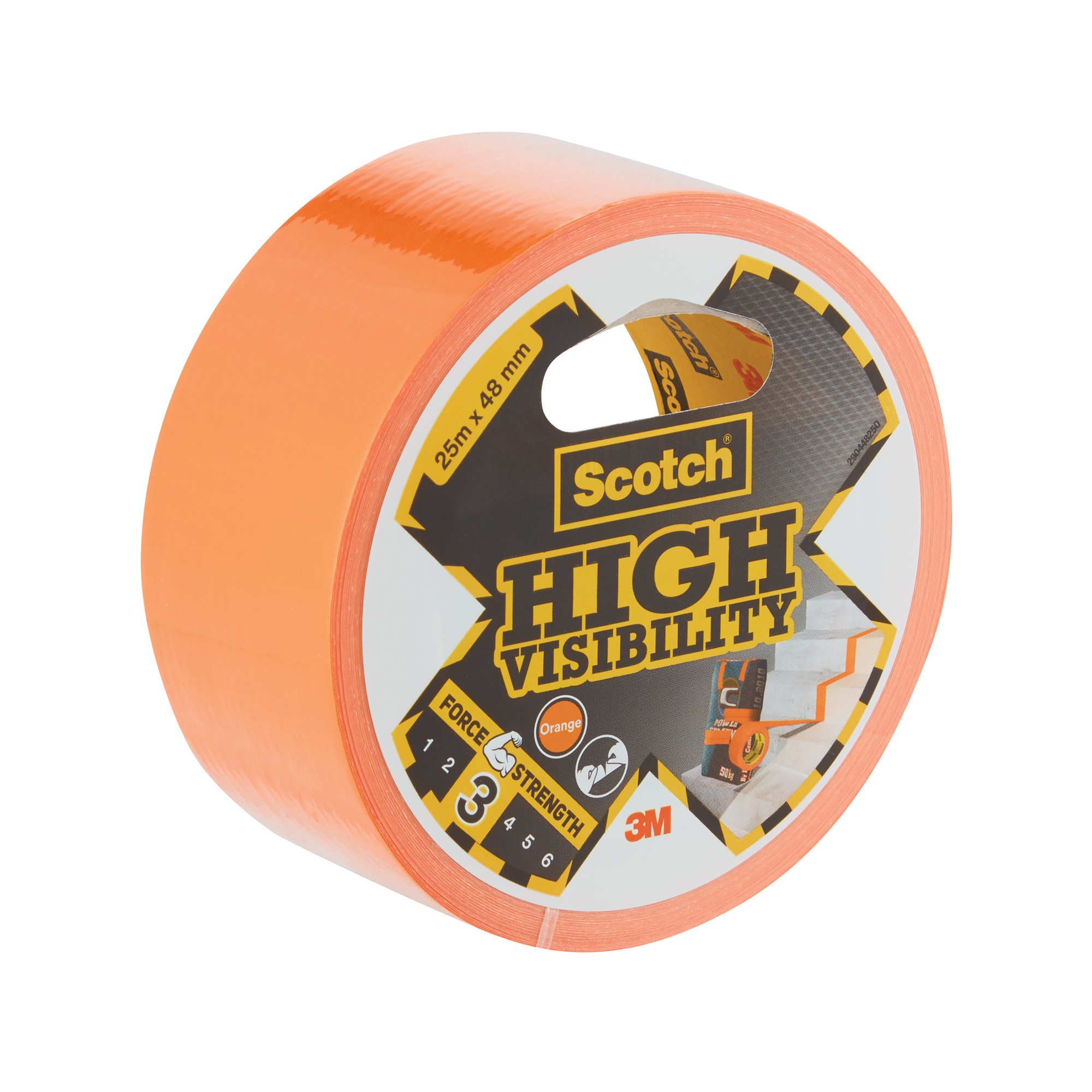 DUCT HIGH VISIBILITY ORANGE 25MX48MM