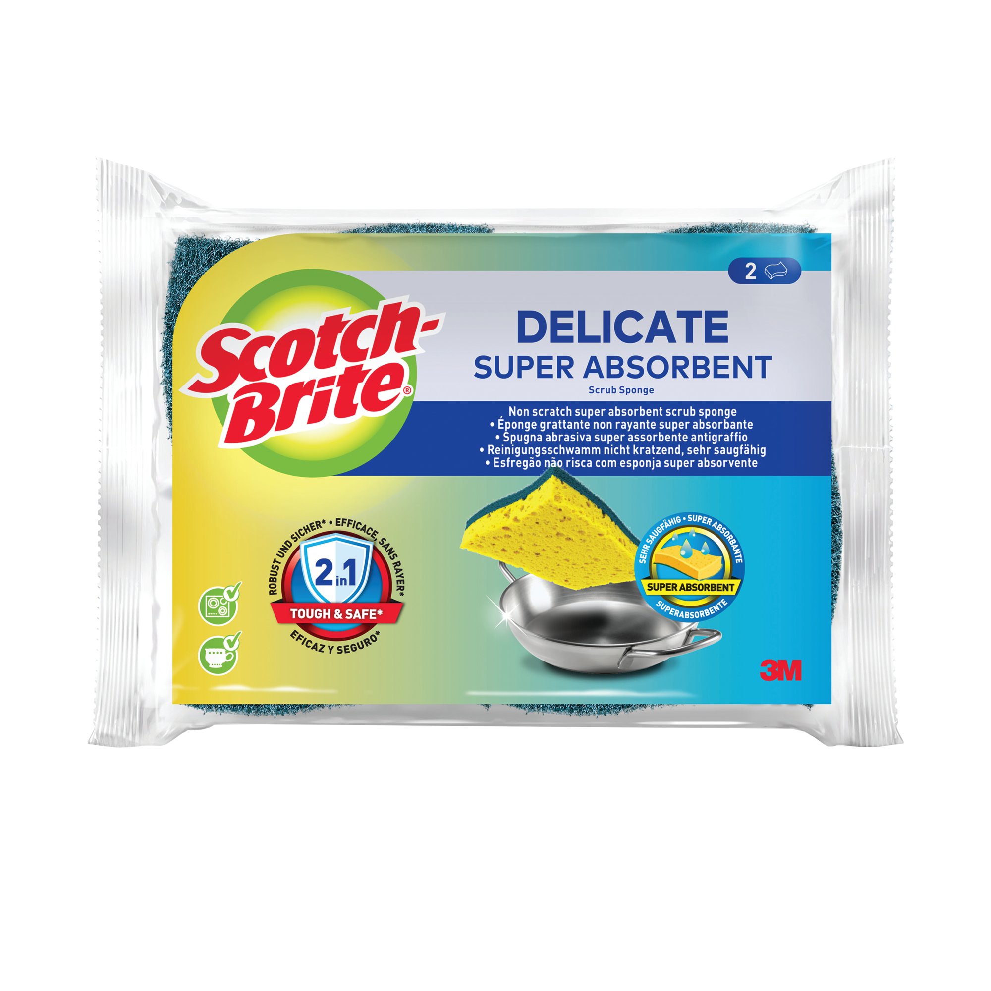 SCOTCH-BRITE NONSCRATCH SPONGE PK10