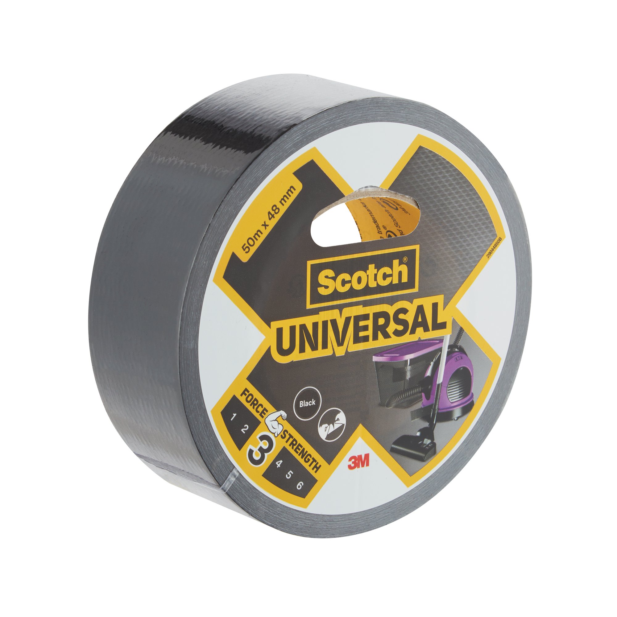 UNIVERSAL DUCT TAPE BLACK 48MMX50M