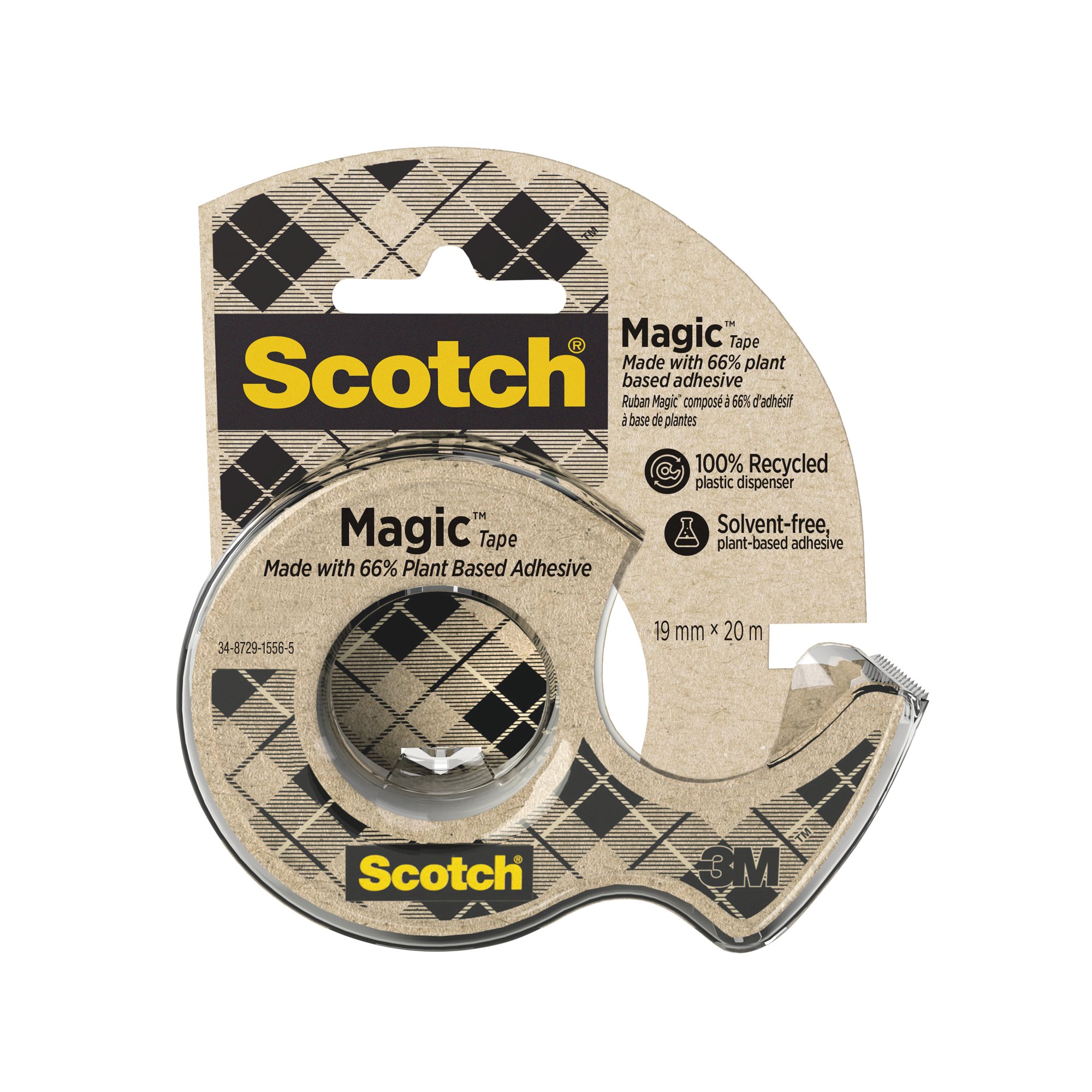 SCOTCH MAGIC TAPE 19MMX20M/DISP
