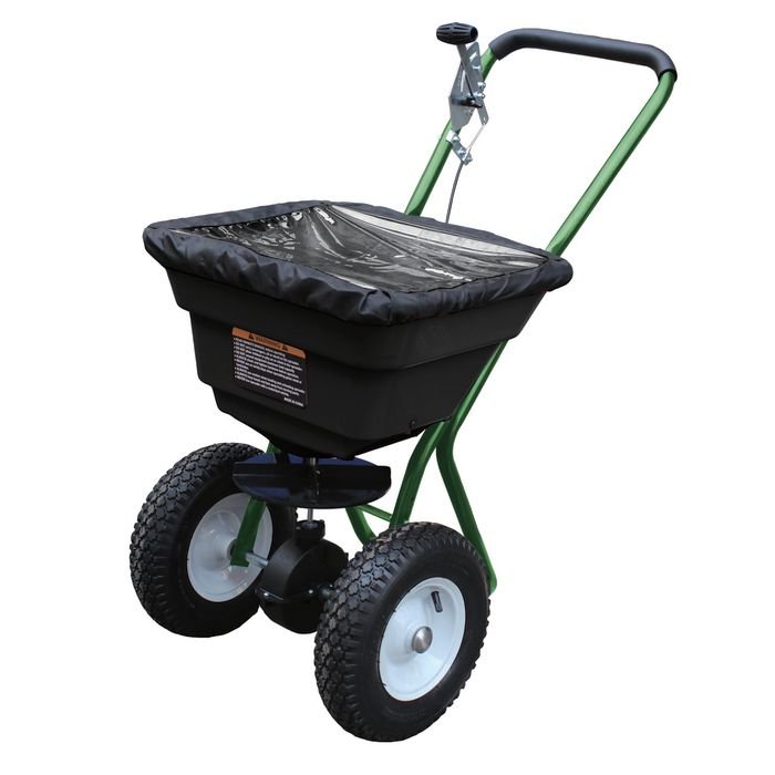 BROADCAST SALT SPREADER BLK/GRN 29L
