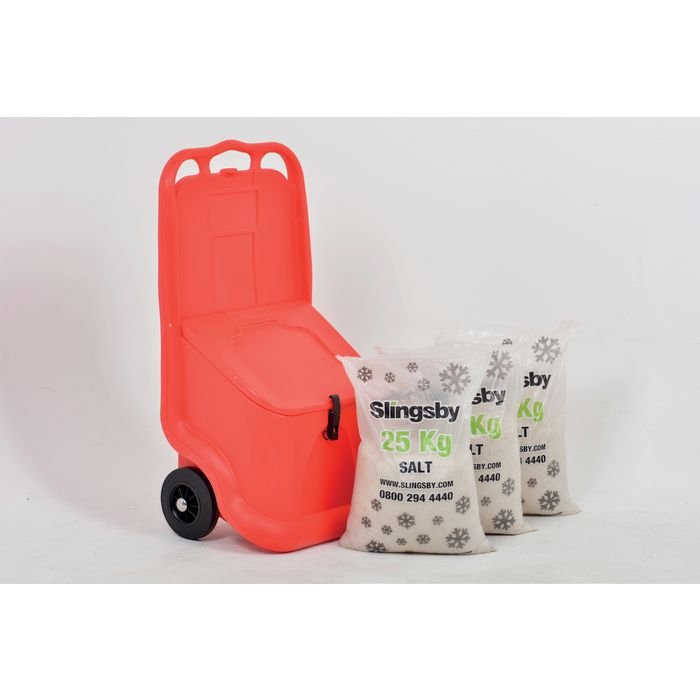 SALT BIN KIT 75L + WHT DE-ICING SALT