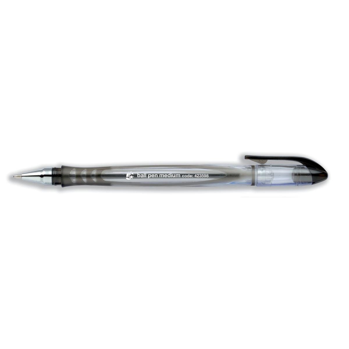 GRIP BALL PEN MEDIUM BLACK PK20