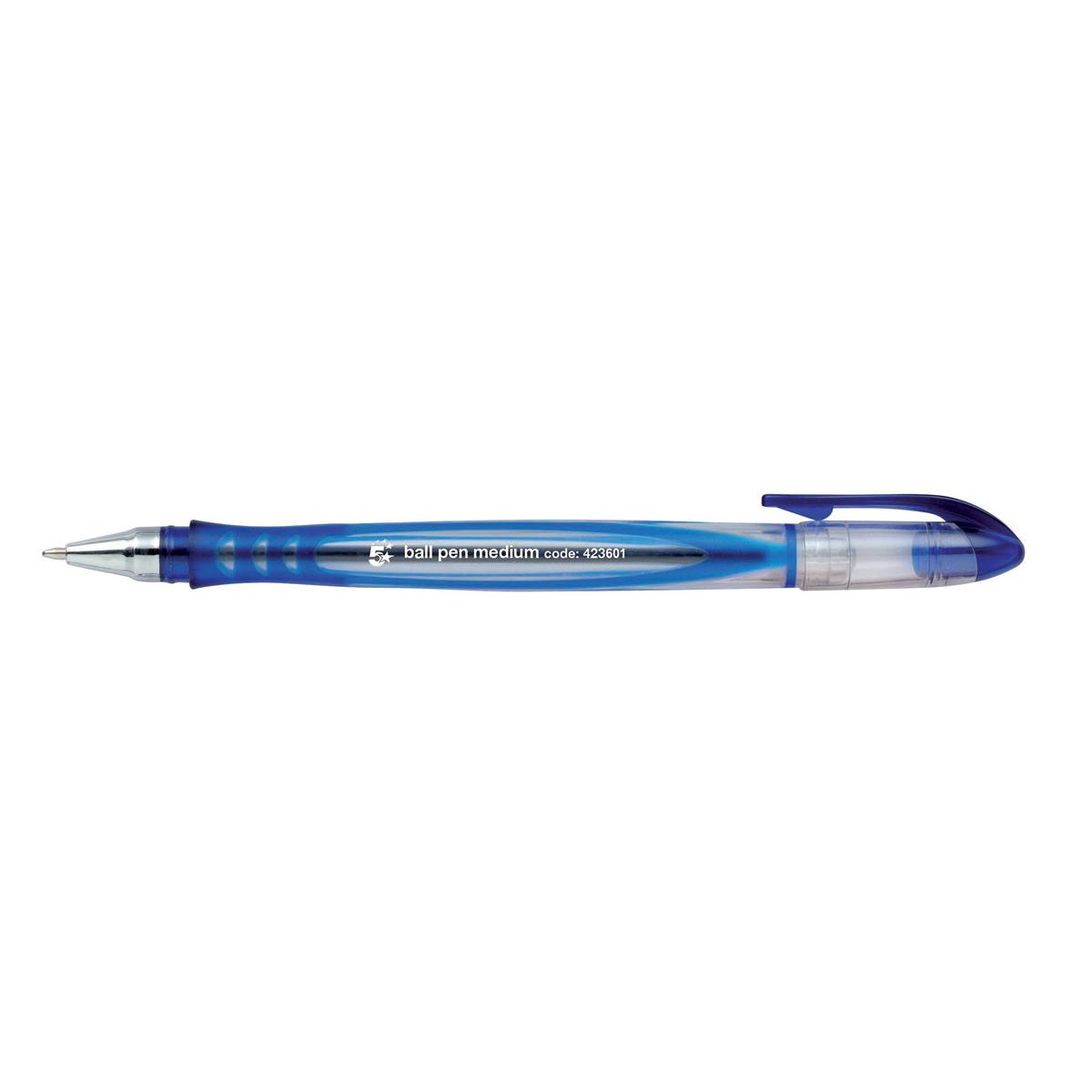 GRIP BALL PEN MEDIUM BLUE PK20