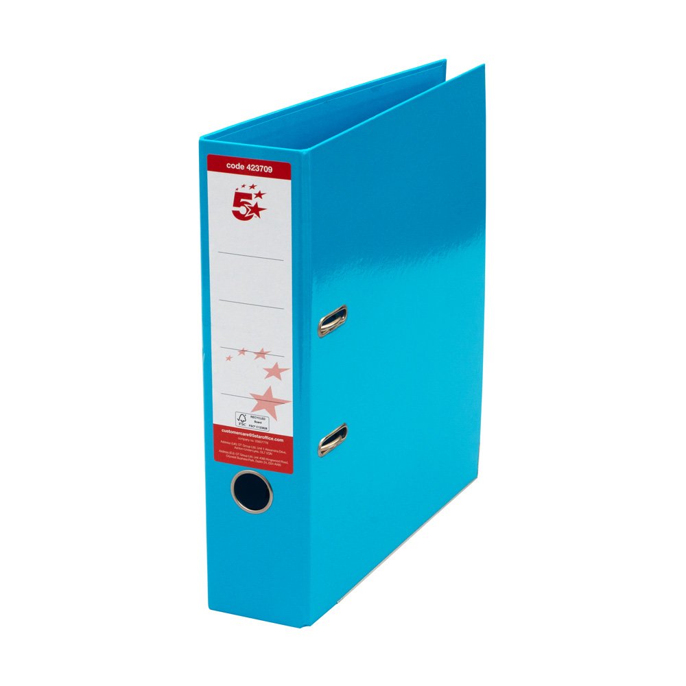 LEVER ARCH FILE A4 BLUE PK10