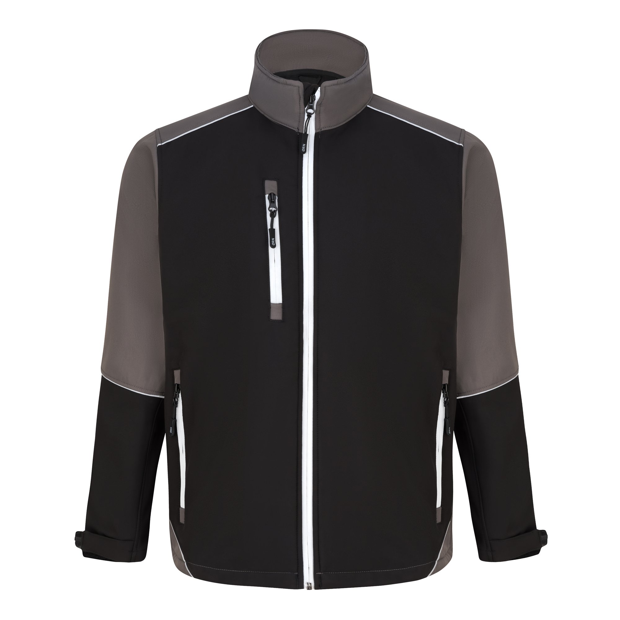 FIREBACK SOFTSHELL BLK/GRH 2XL