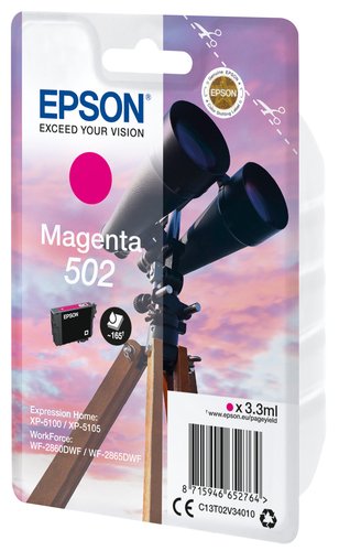 EPSON 502 INK CARTRIDGE MAGENTA
