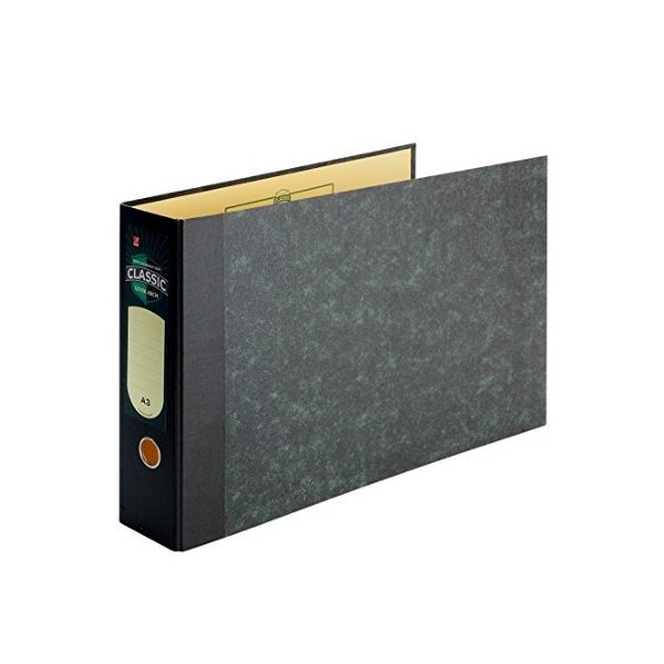 Rexel Classic Lever Arch File A3 Black/Green (Pack of 2) 26435EAST ...