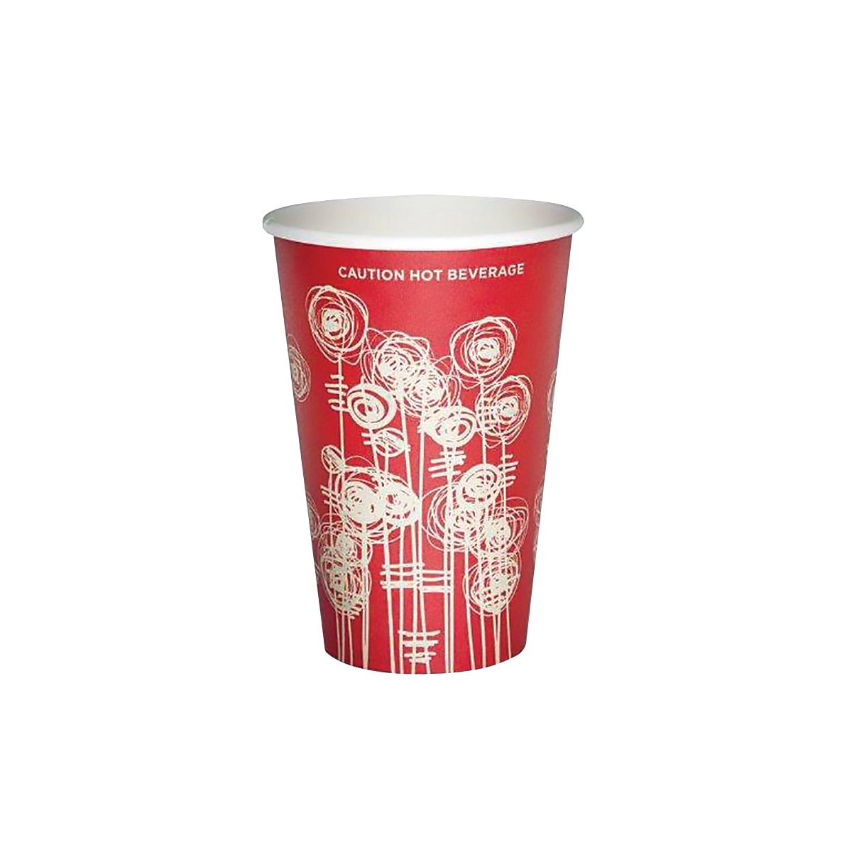 VENDING CUP RED SWIRL 9OZ PK1000
