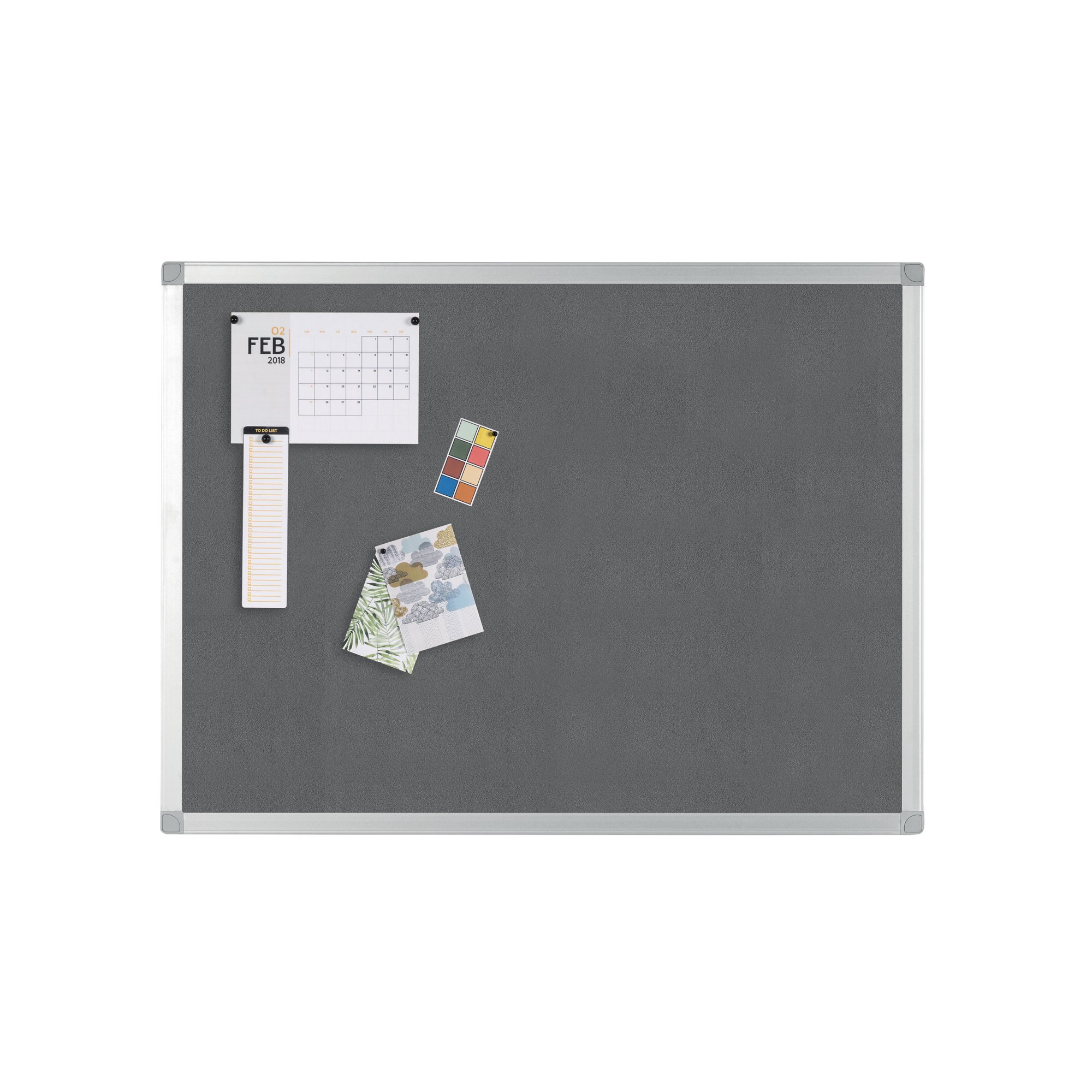 Q-CONNECT NOTICEBOARD 900X600 GREY