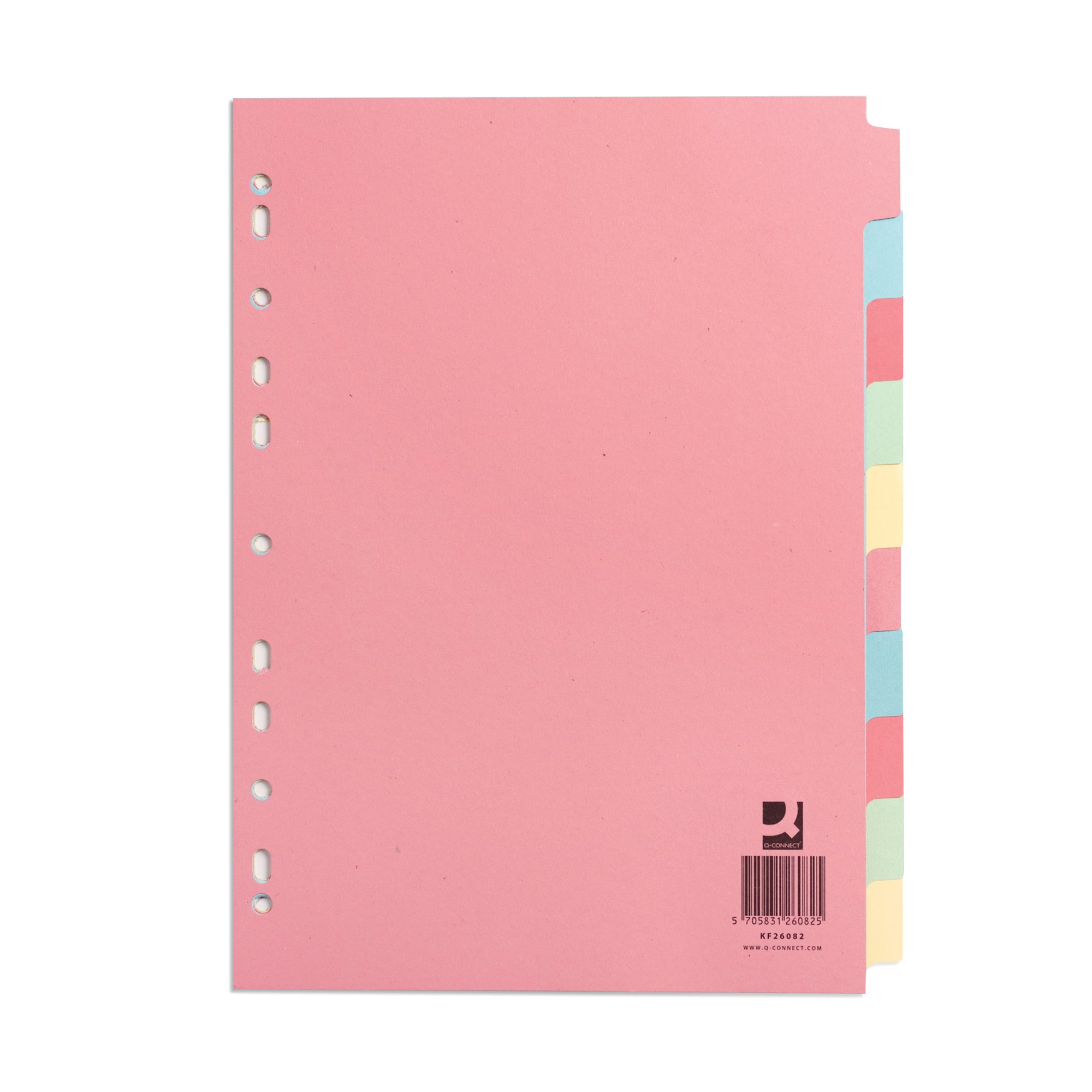 Q-CONNECT 10-PT SUBJECT DIVIDER A4