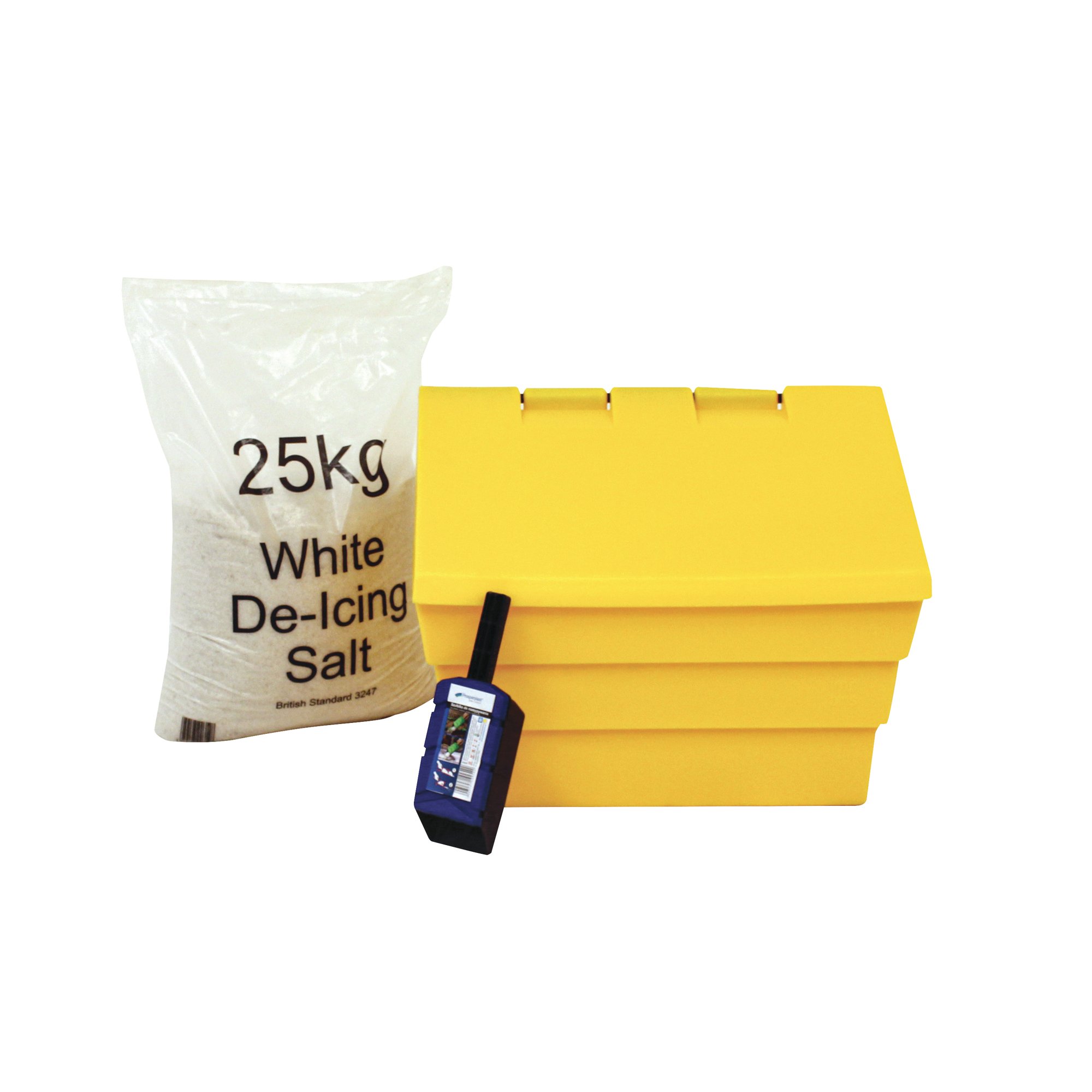 50 LITRE GRIT BIN 25KG SALT KIT