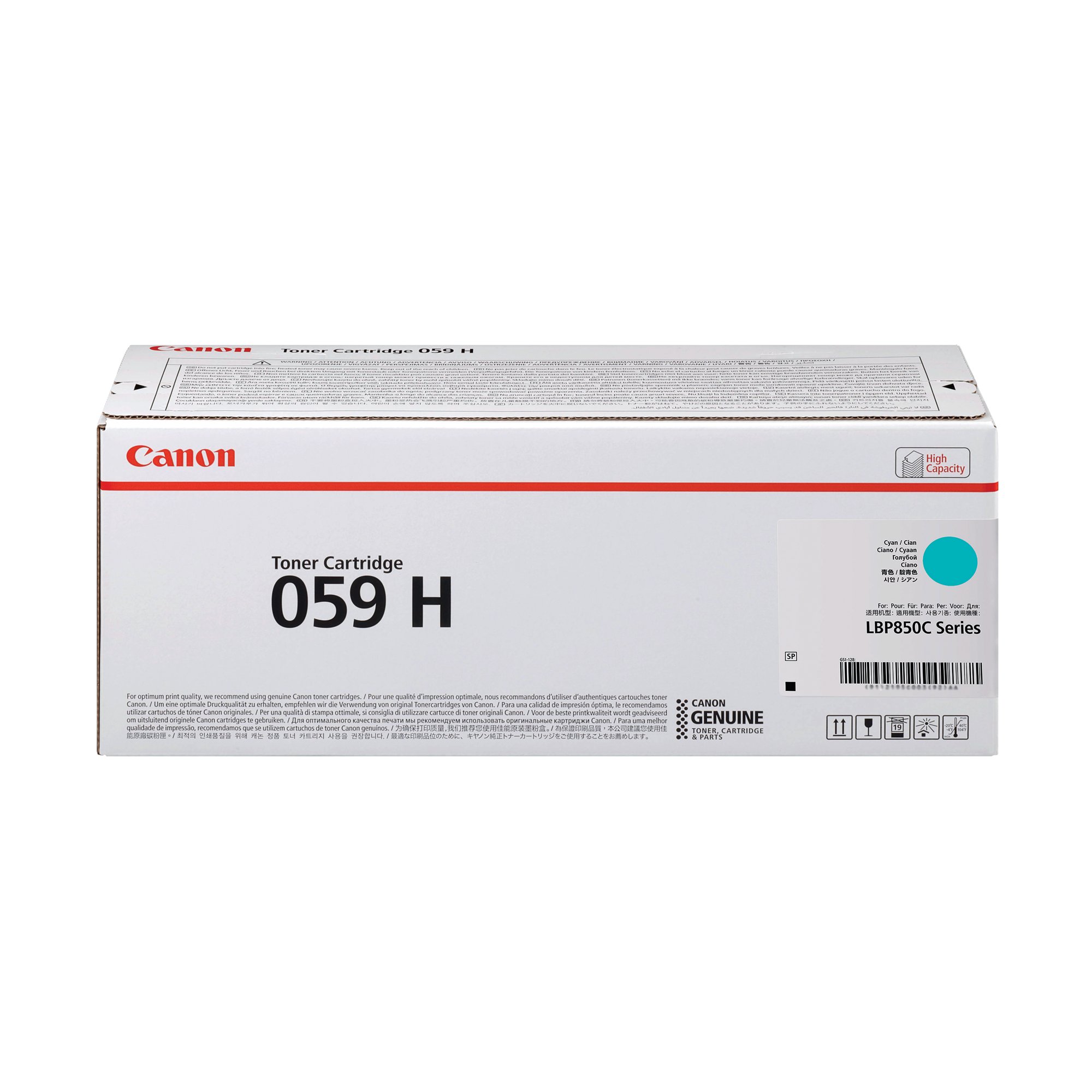 CANON 059H TONER CARTRIDGE HY CYAN