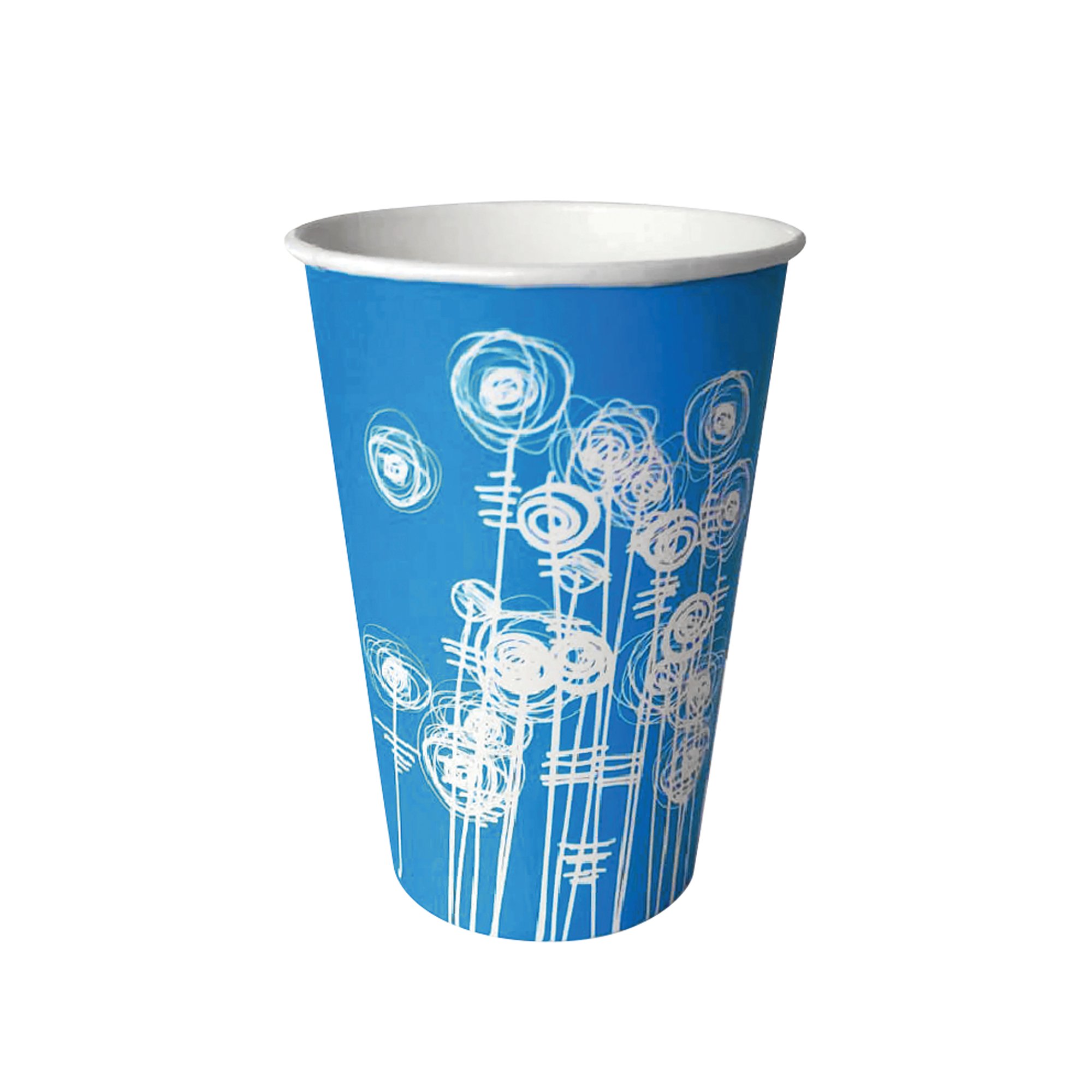 AQUA SWIRL 7OZ PAPER CUP PK100