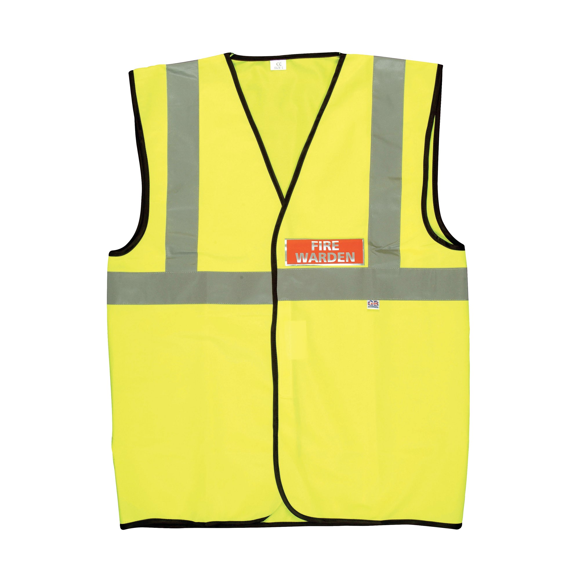 FIRE WARDEN VEST HIGH RES XL YELLOW