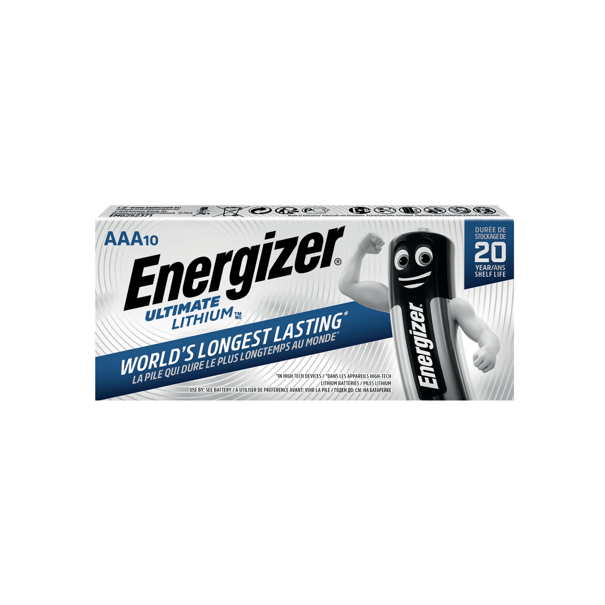 ENERGIZE ULTIMATE BATTERIES AAA PK10