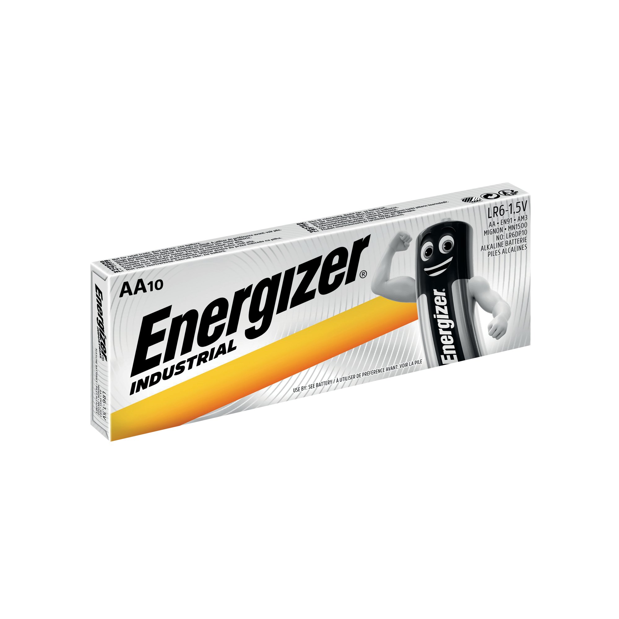 ENERGIZER INDL BATTERY AA/LR6 PK10