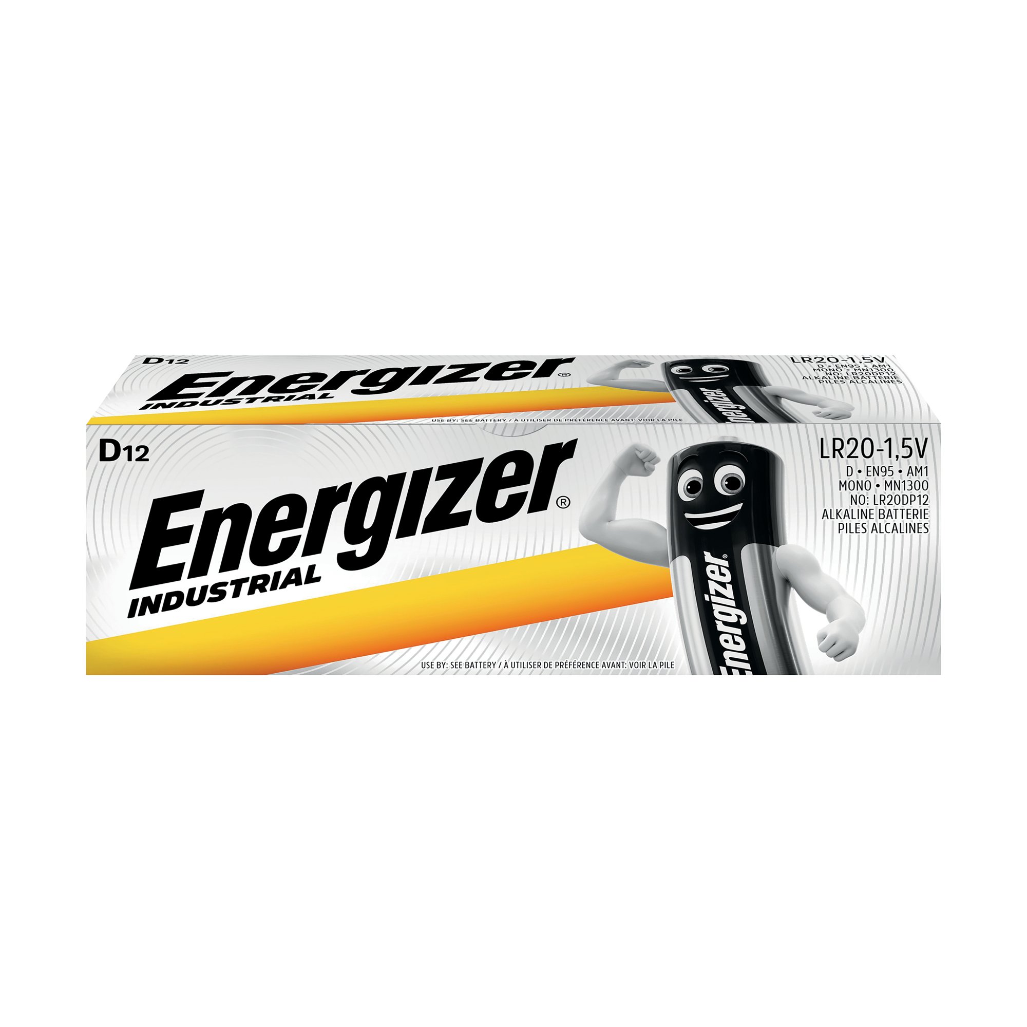 ENERGIZER D INDUST BATTERIES PK12