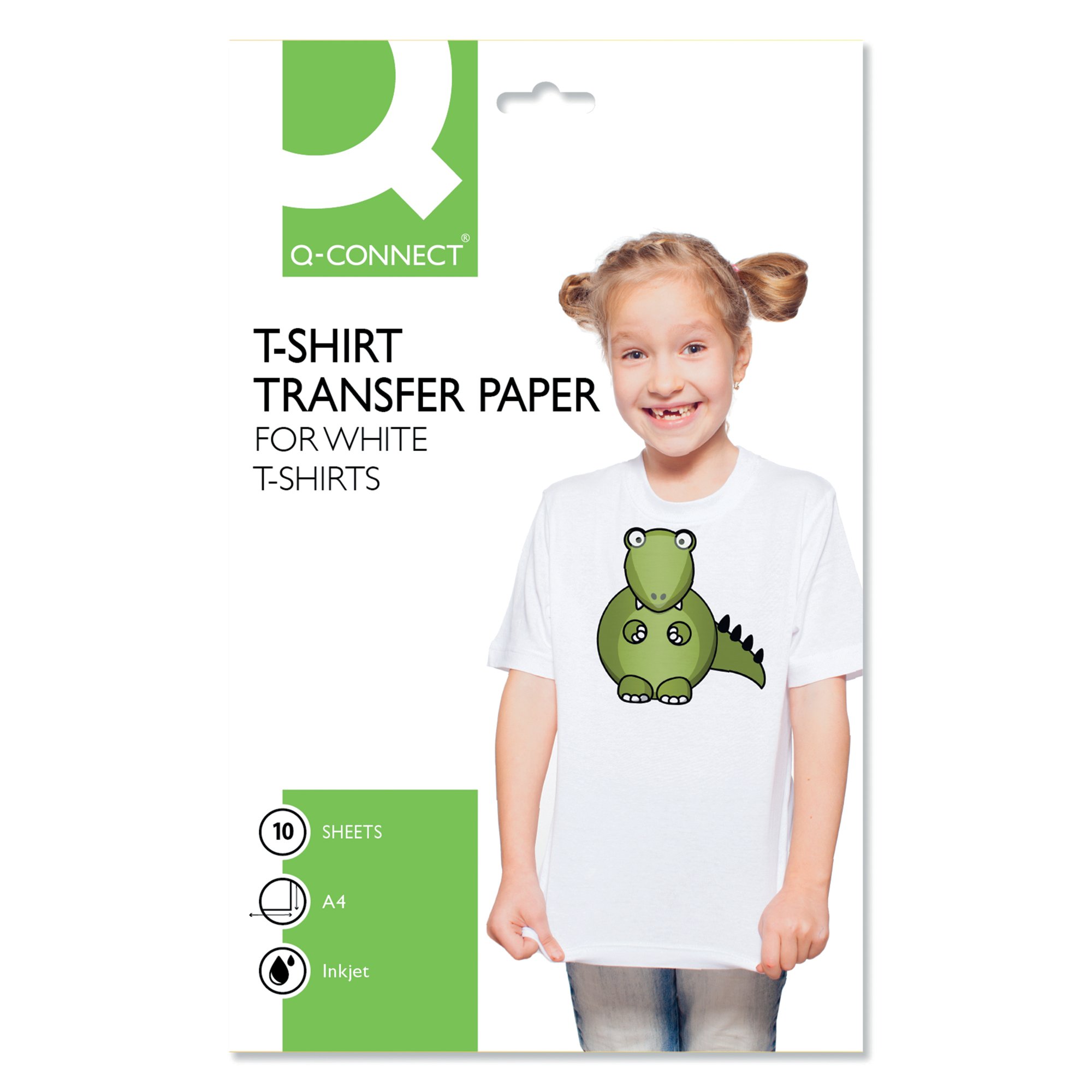 Q-CONNECT TSHIRT TRANSFER PAPER PK10