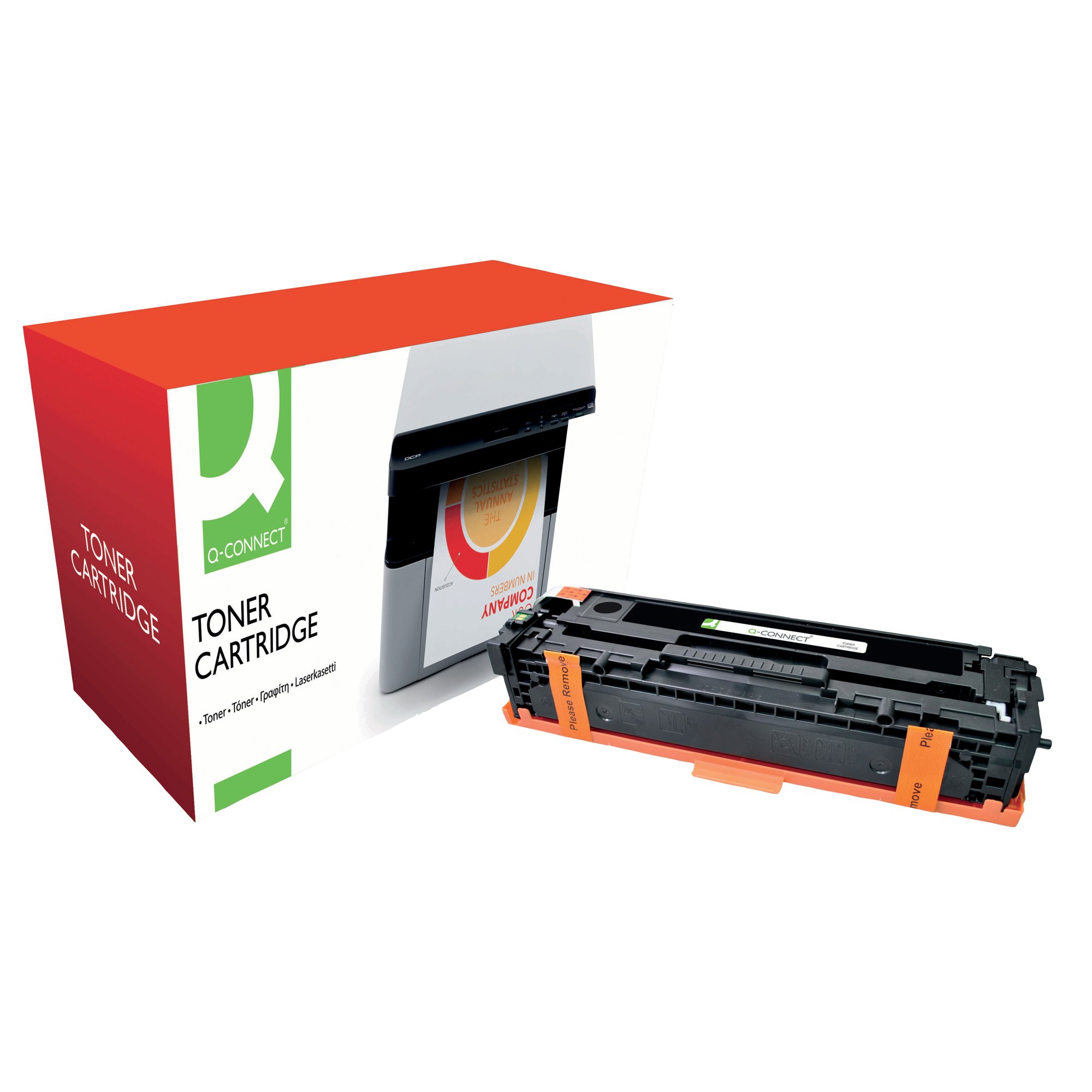 Q-CONNECT HP 125A BLACK TONER CB540A