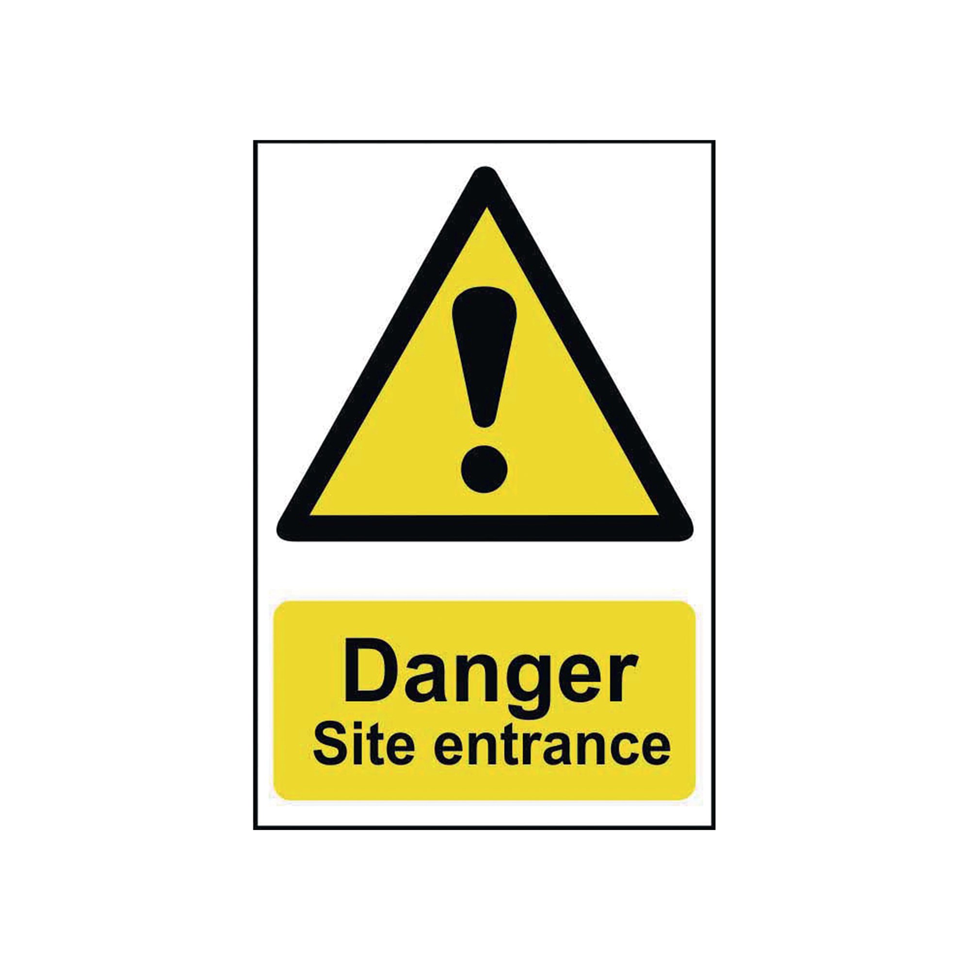 SPECTRUM DANGER SITE ENT PVC SIGN