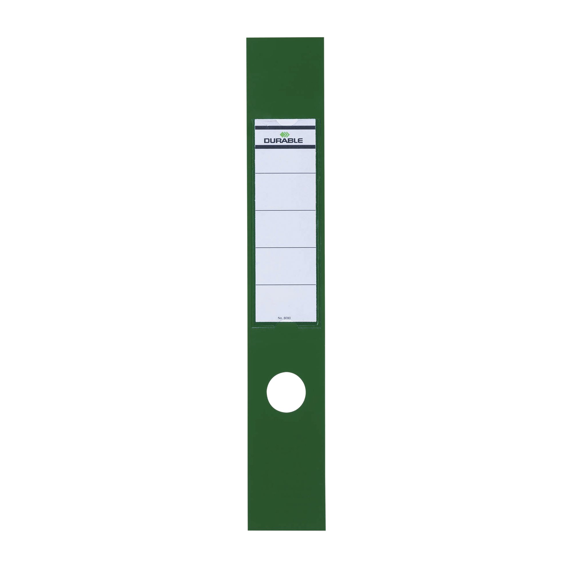DURABLE ORDOFIX SPINE LABEL GRN PK10