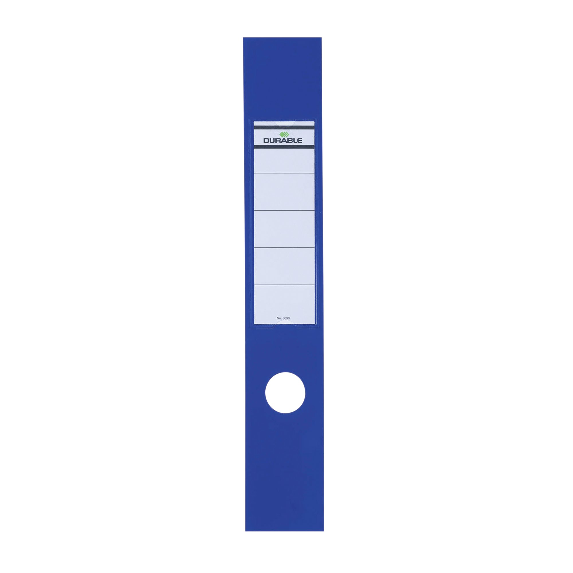 DURABLE ORDOFIX SPINE LABEL BLU PK10