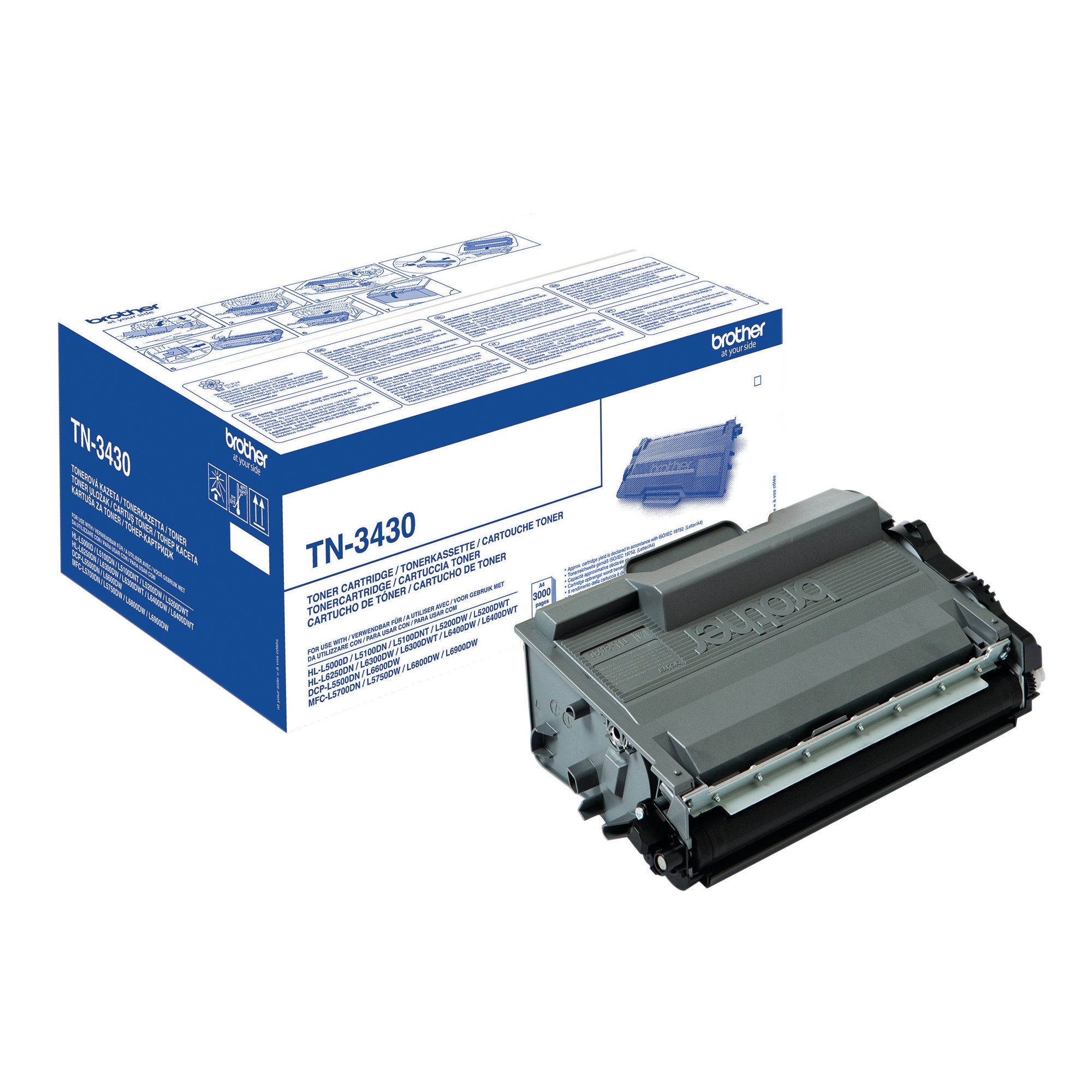 BROTHER TN-3430 TONER CARTRIDGE BLK