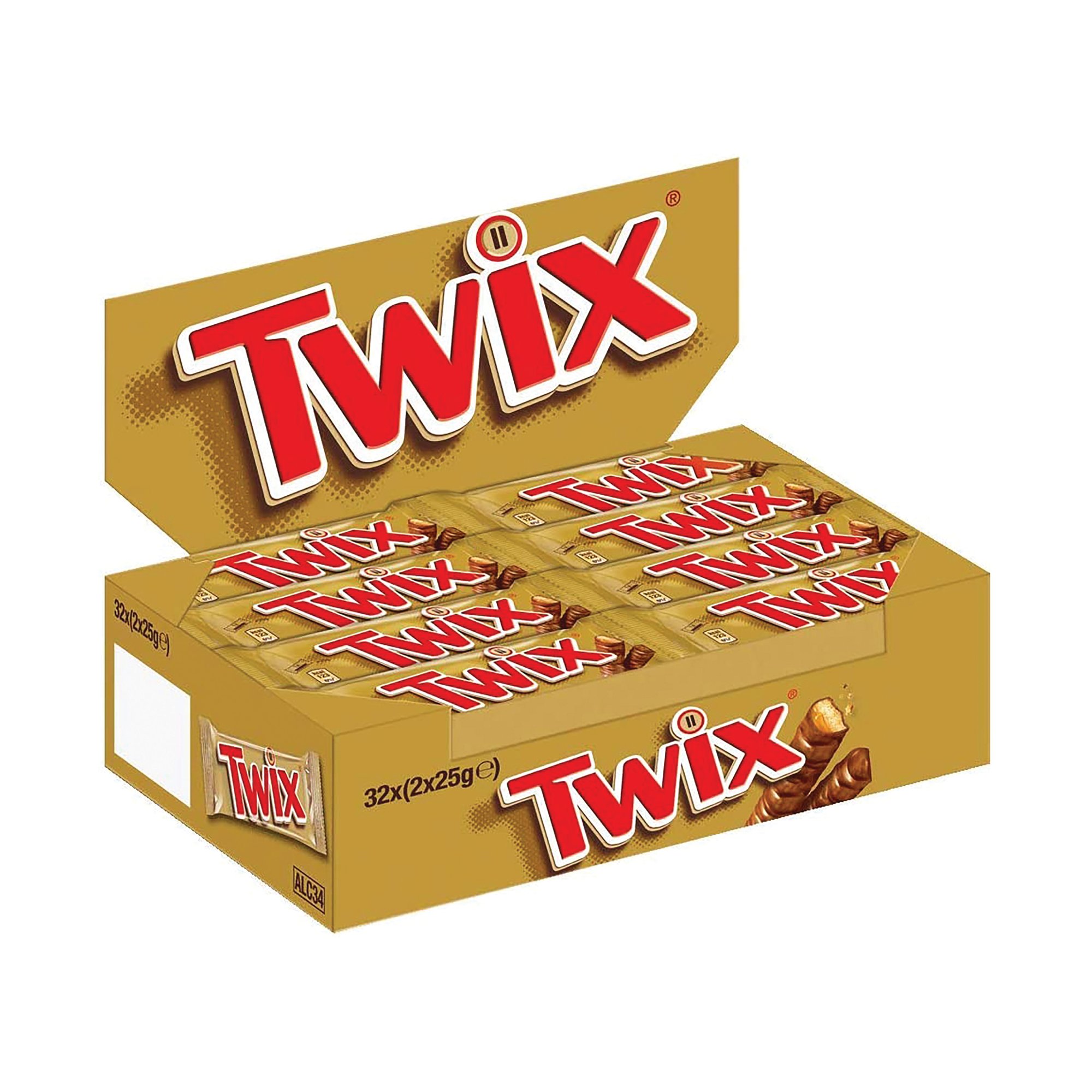 TWIX CHOCLOATE BARS PACK 32
