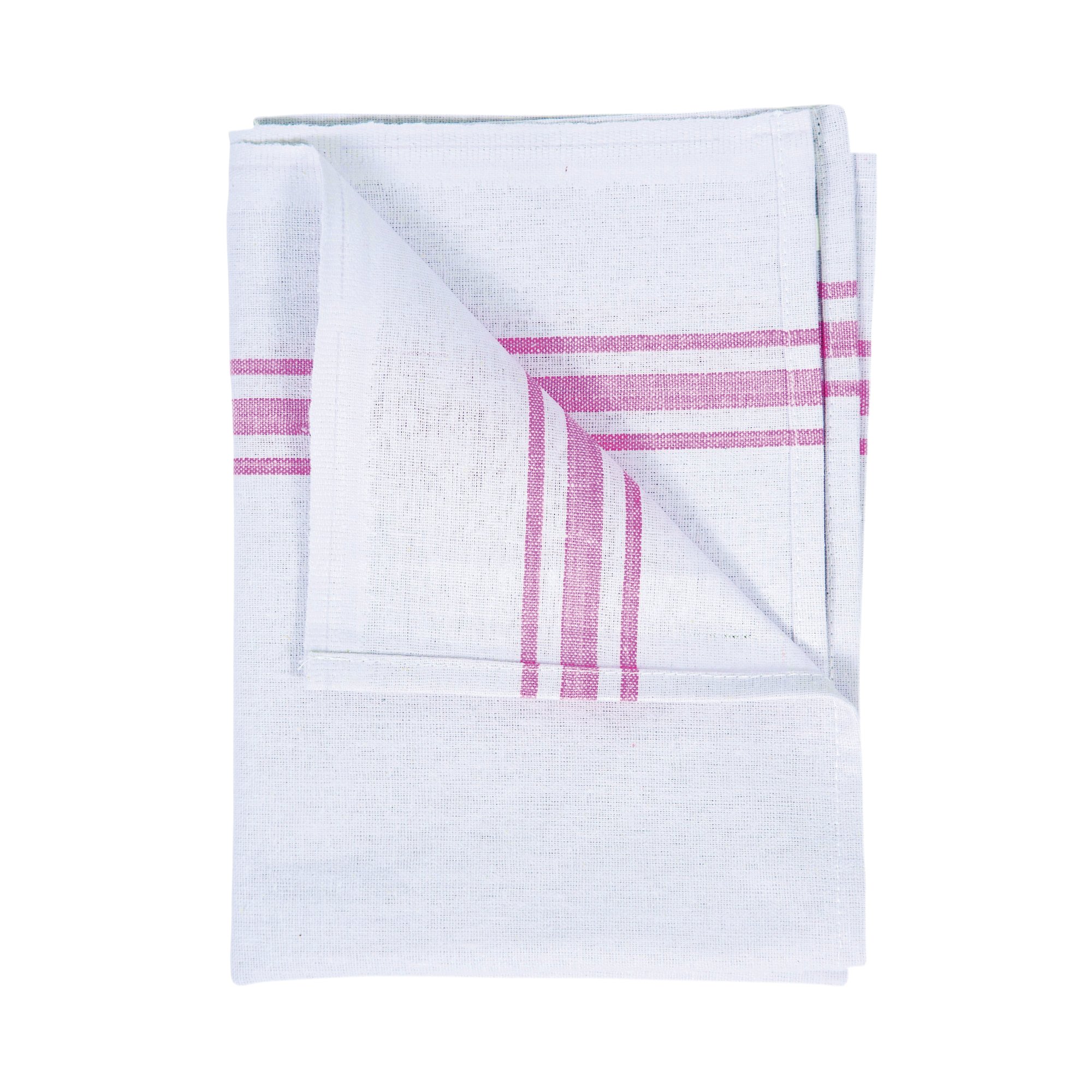 MYCAFE COTTON TEA TOWEL WHITE PK10