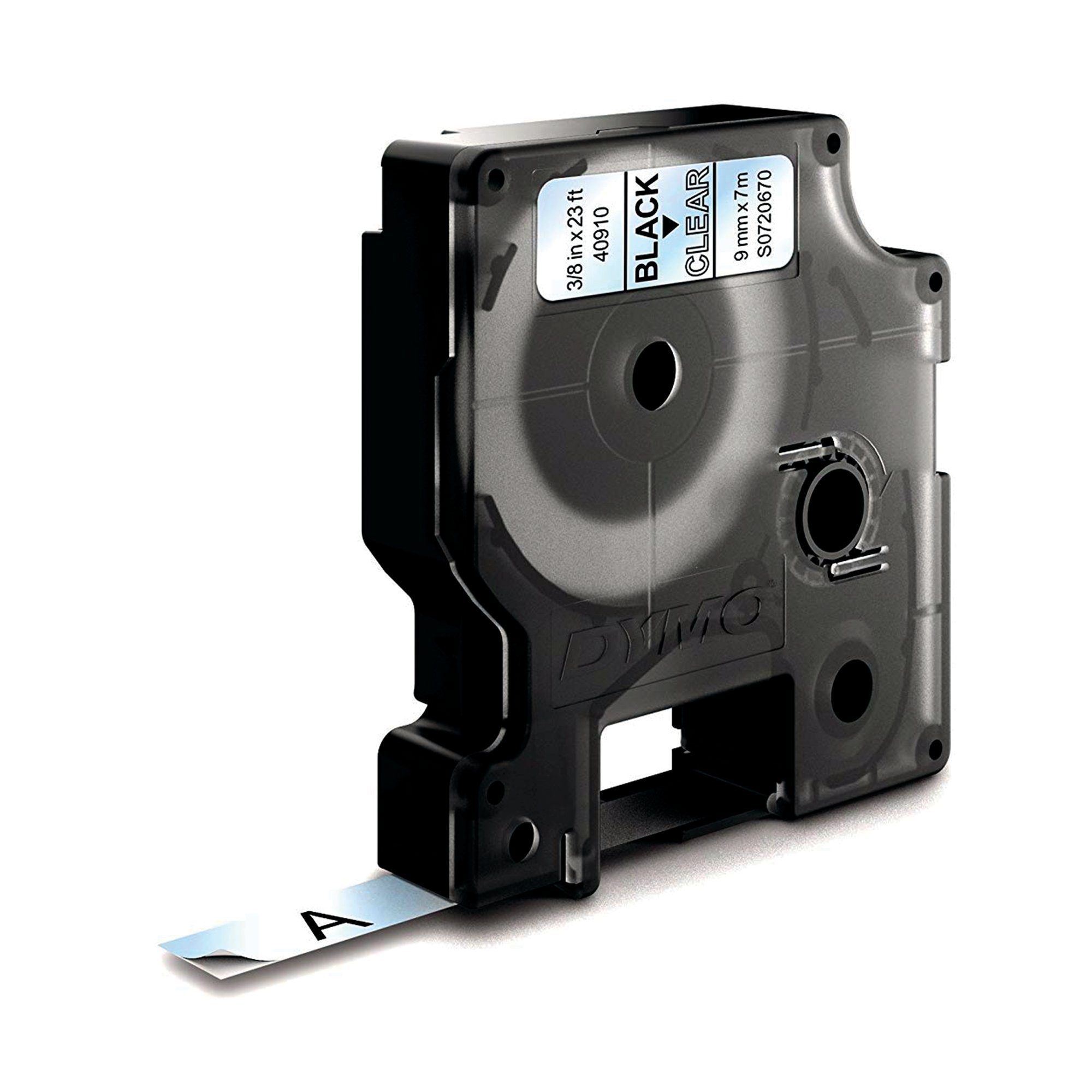 DYMO D1 LABELMAKER TAPE 9MM BLK/CLR