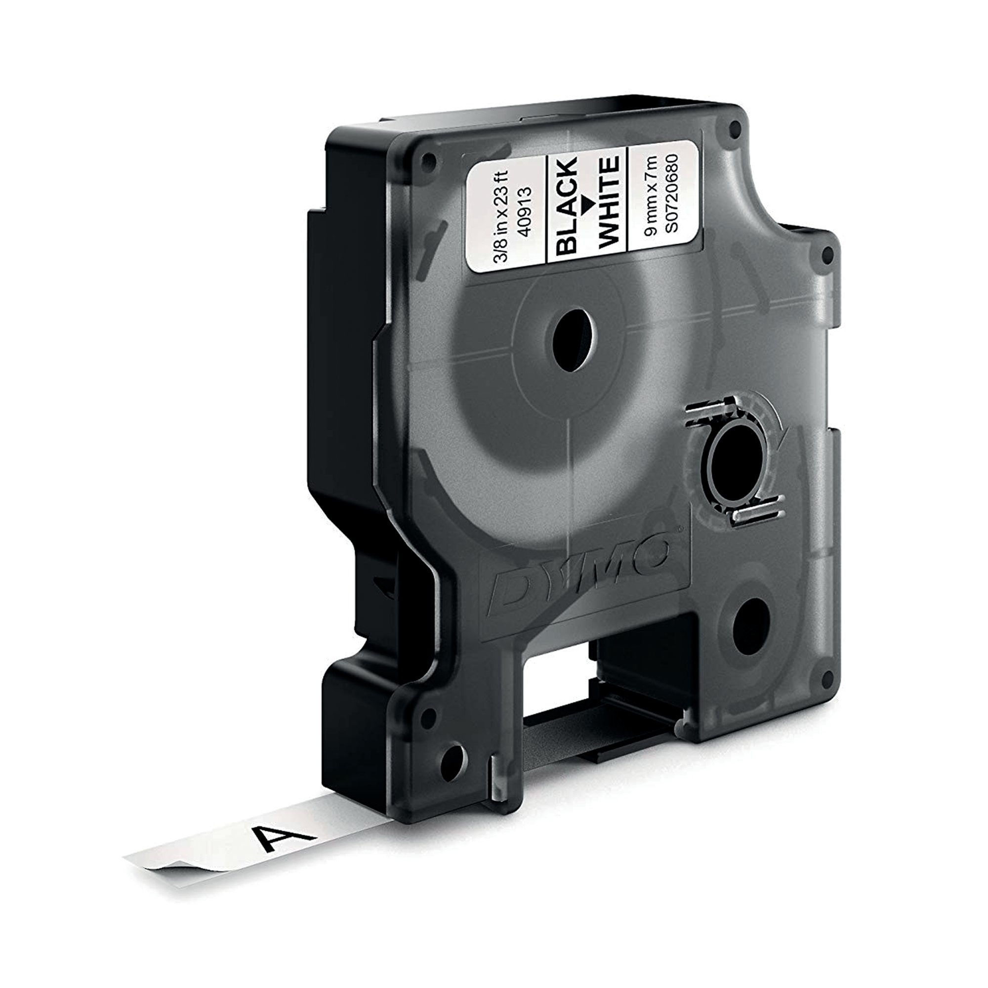 DYMO D1 LABELMAKER TAPE 9MM BLK/WHT