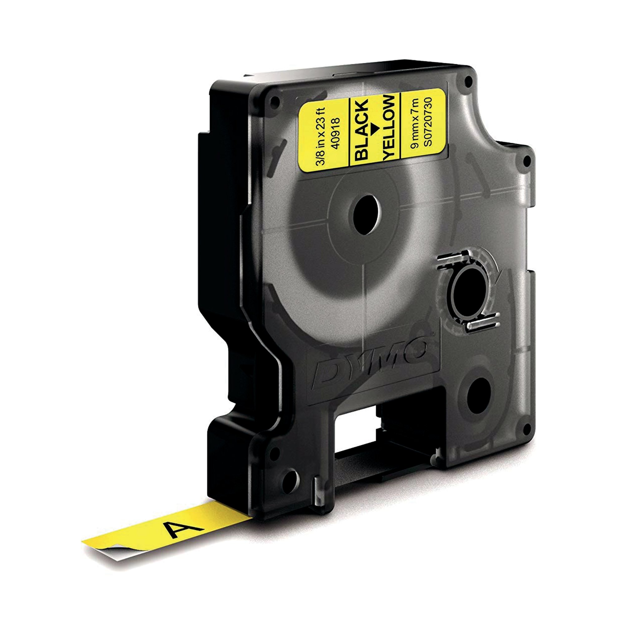 DYMO D1 LABELMAKER TAPE 9MM BLK/YLLW